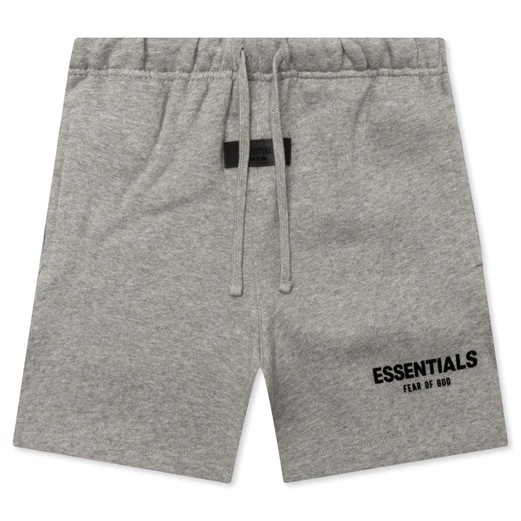 Kid's Core Sweatshort - Dark Oatmeal