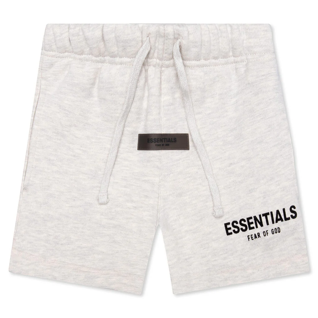 Essentials Kid's Core Sweatshort - Light Oatmeal