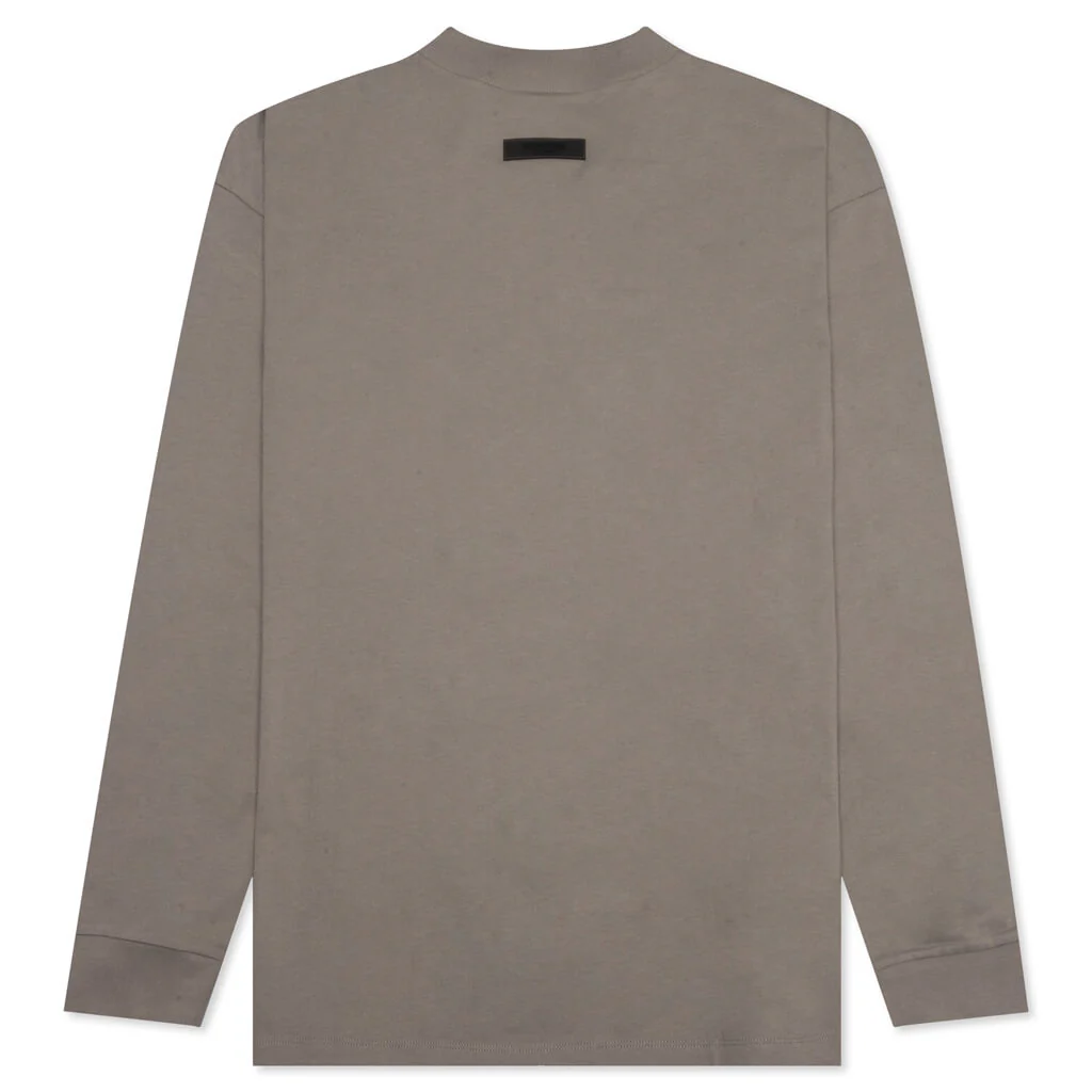 Essentials L/S Tee - Desert Taupe - Image 2