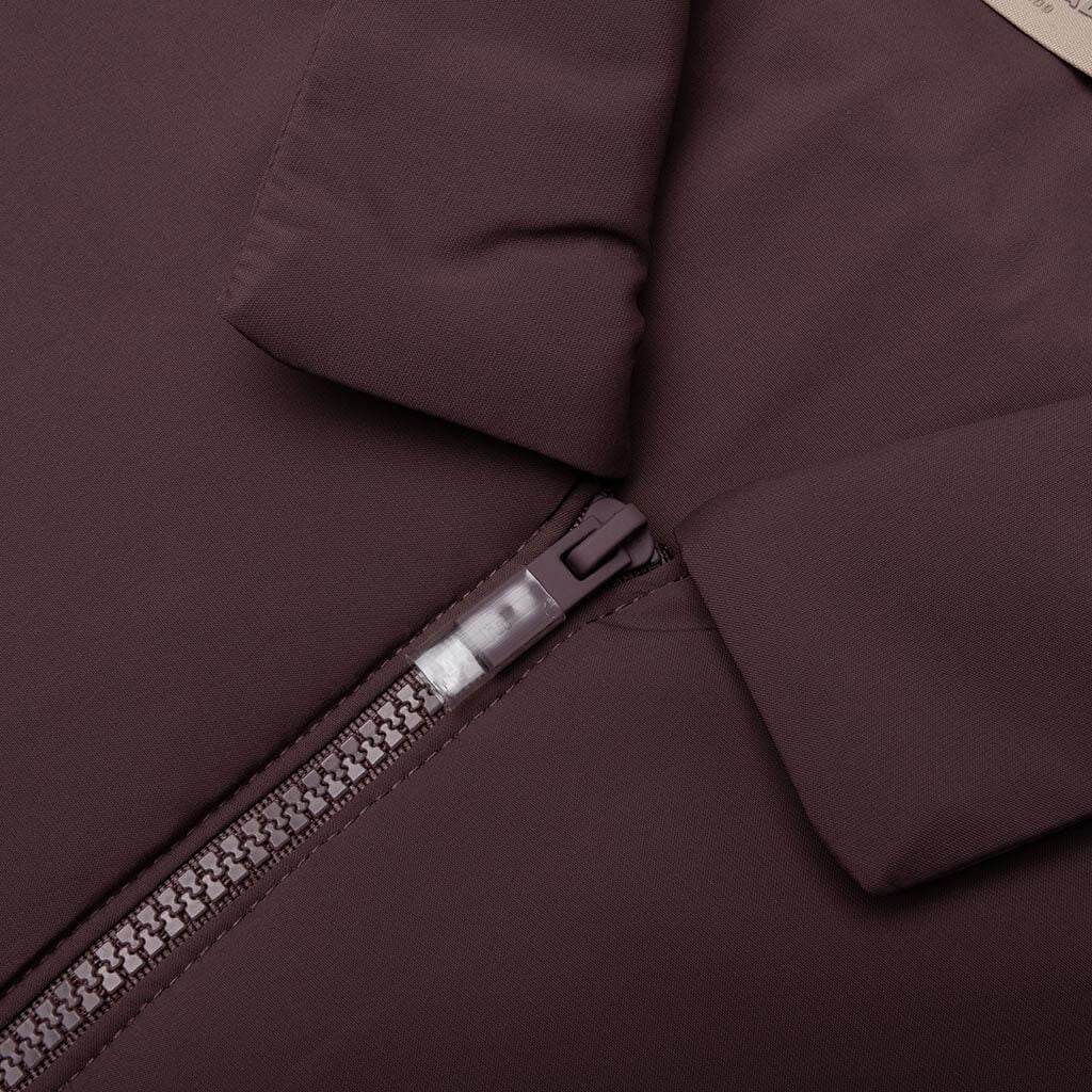 Nylon Filled Shirt Jacket - Plum - Image 3