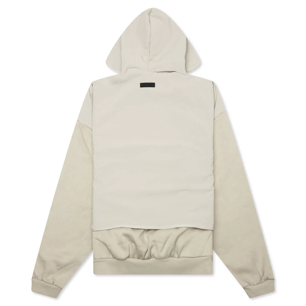 Nylon Fleece Hooded Sweater - Seal - Image 2