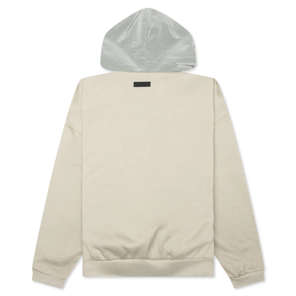 Nylon Fleece Hoodie - Seal - Image 2