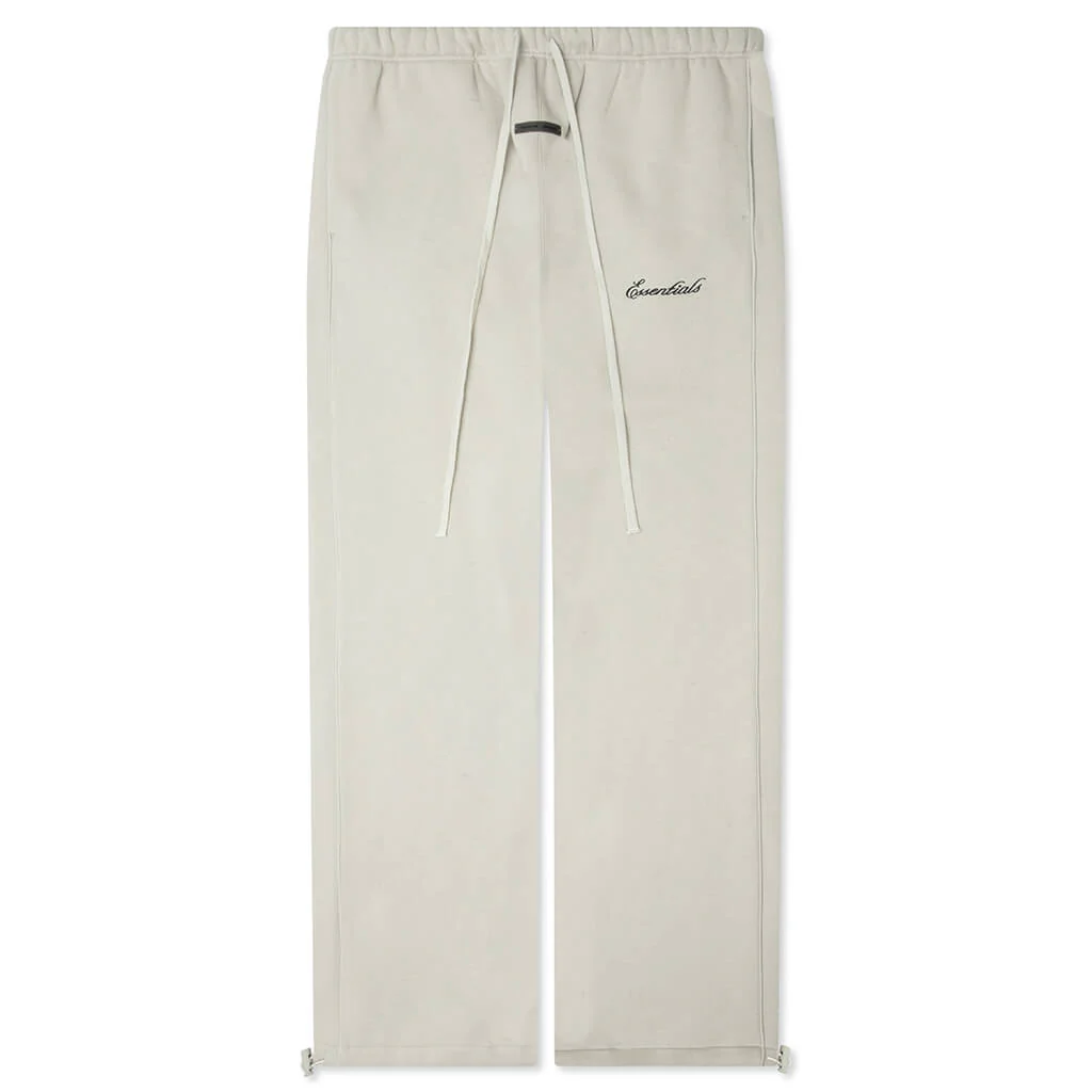 Relaxed Fleece Sweatpant With Piping - Abbey Stone/Abbey Stone
