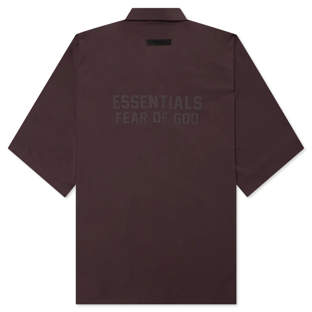 S/S Nylon Shirt - Plum - Image 2