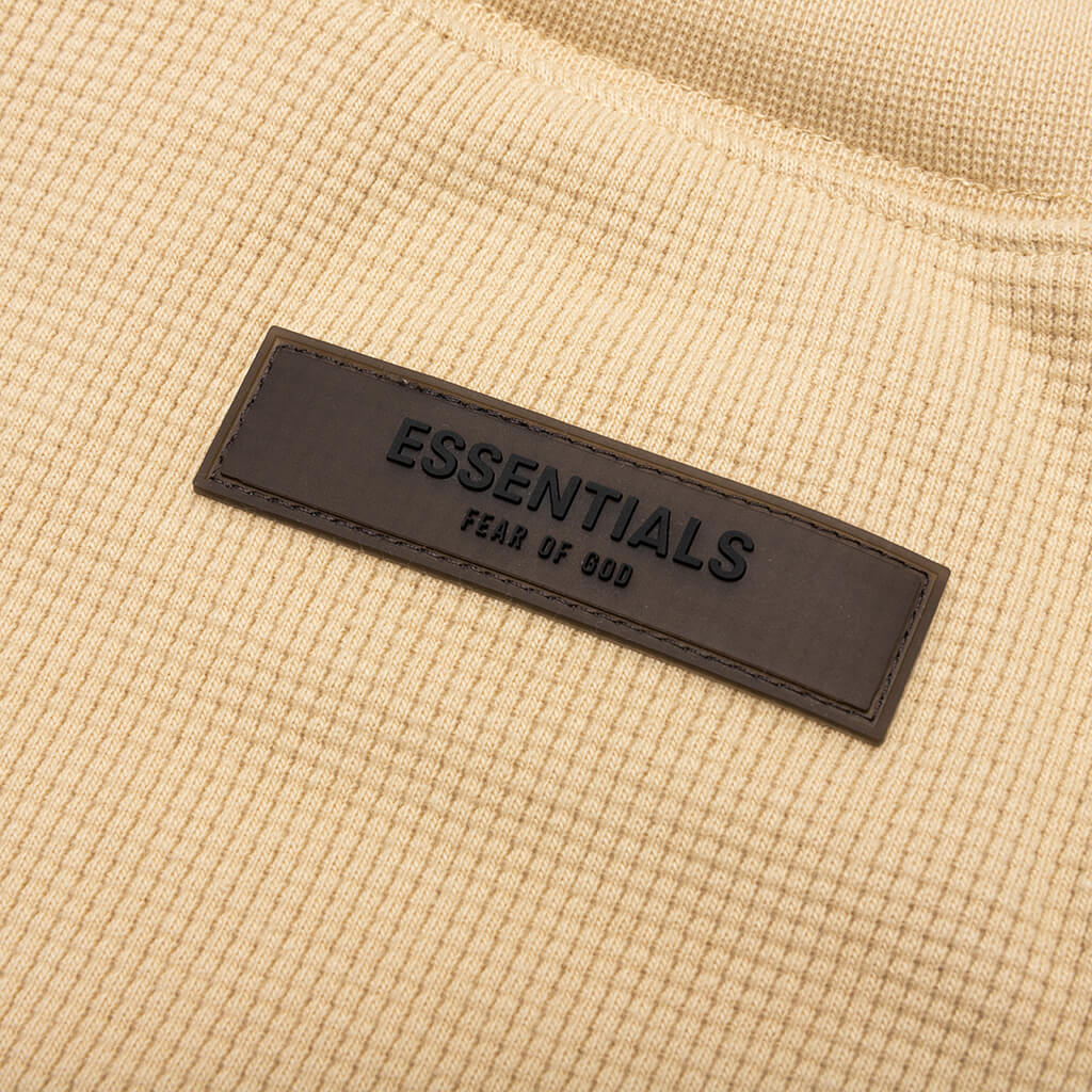 S/S Waffle Sweatshirt - Sand - Image 4