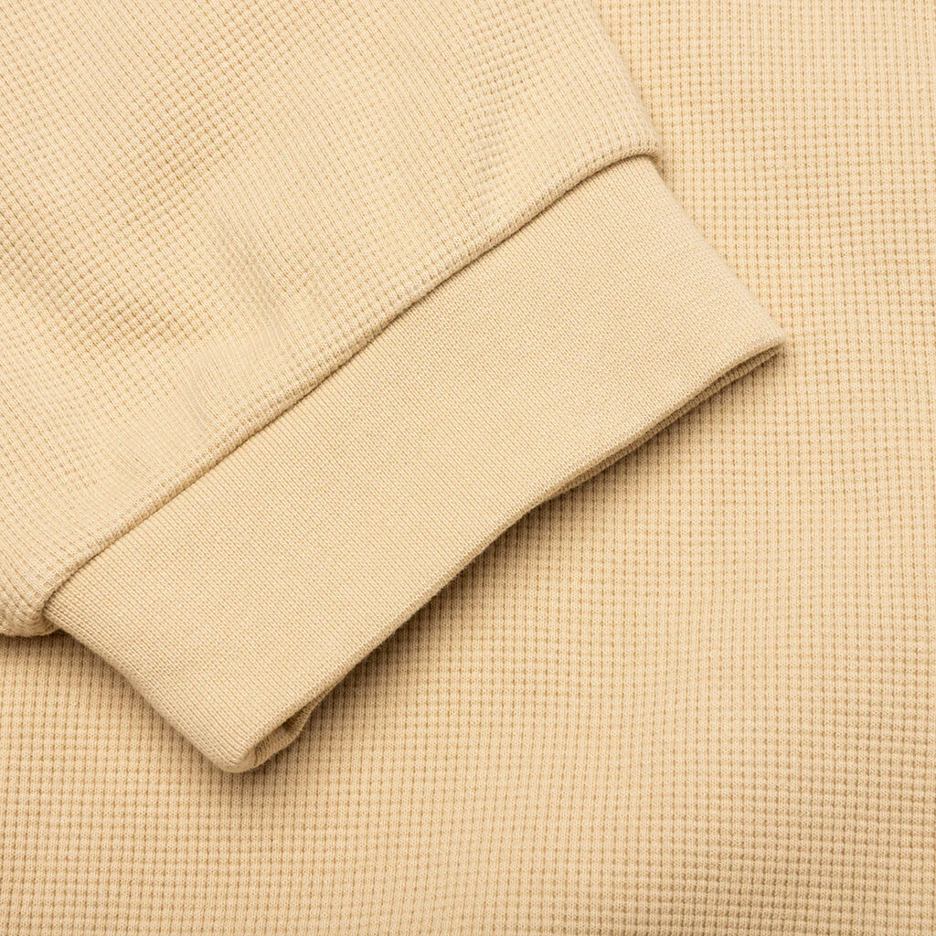 S/S Waffle Sweatshirt - Sand - Image 5