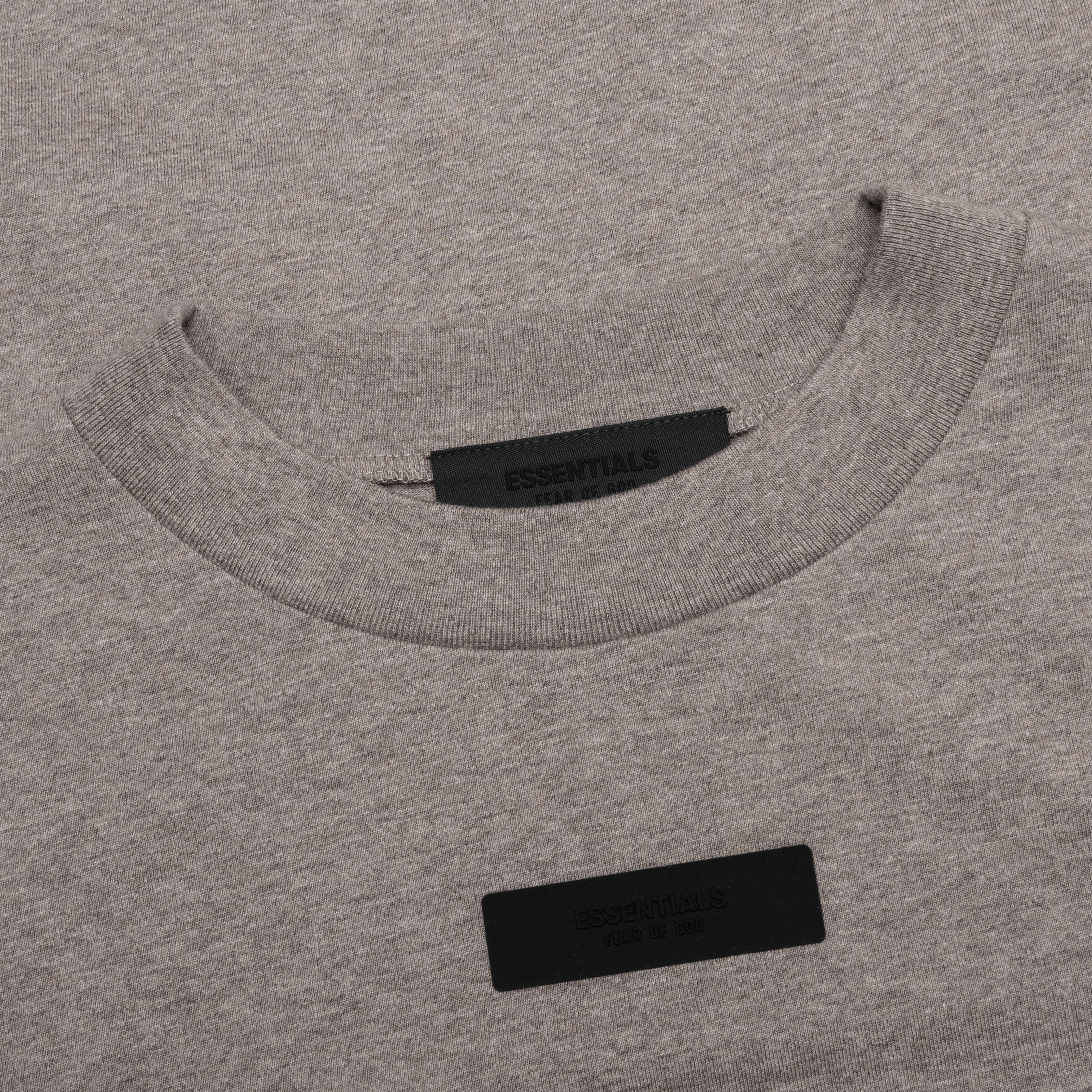 Essentials S/S Tee - Heather Grey - Image 3