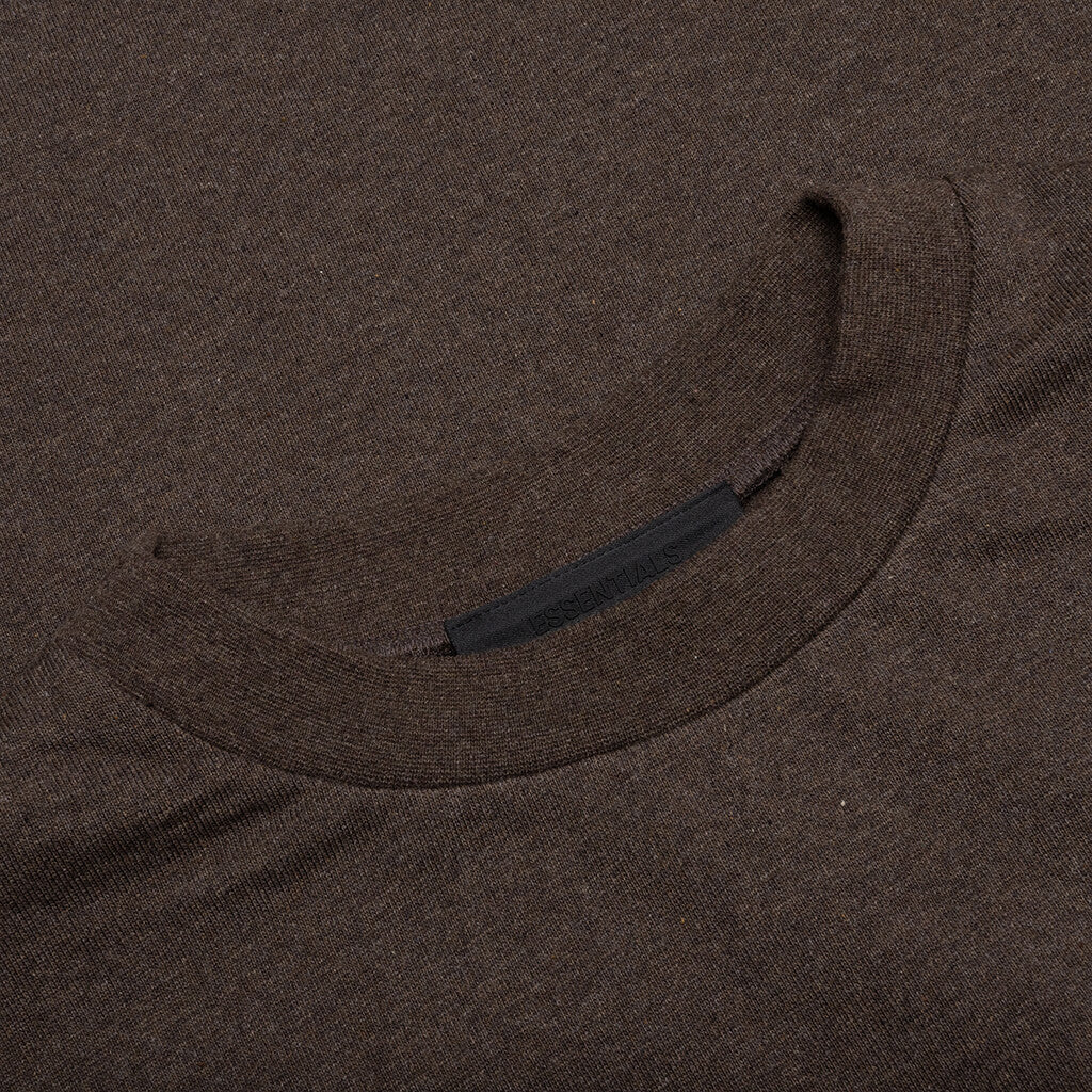 Essentials Heavy S/S Tee - Heather Wood - Image 3