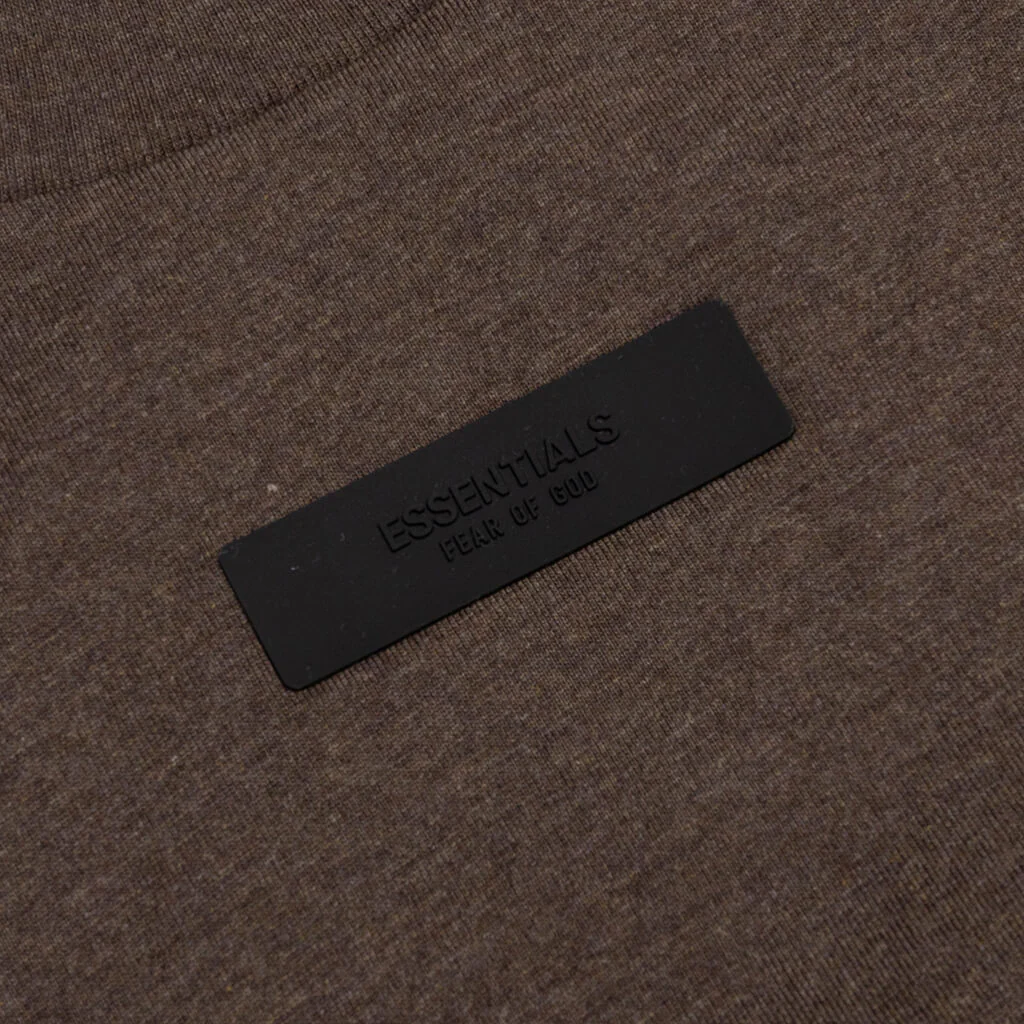 Essentials S/S Tee - Heather Wood - Image 4