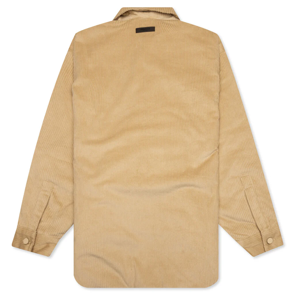 Corduroy Shirt Jacket - Sand - Image 2
