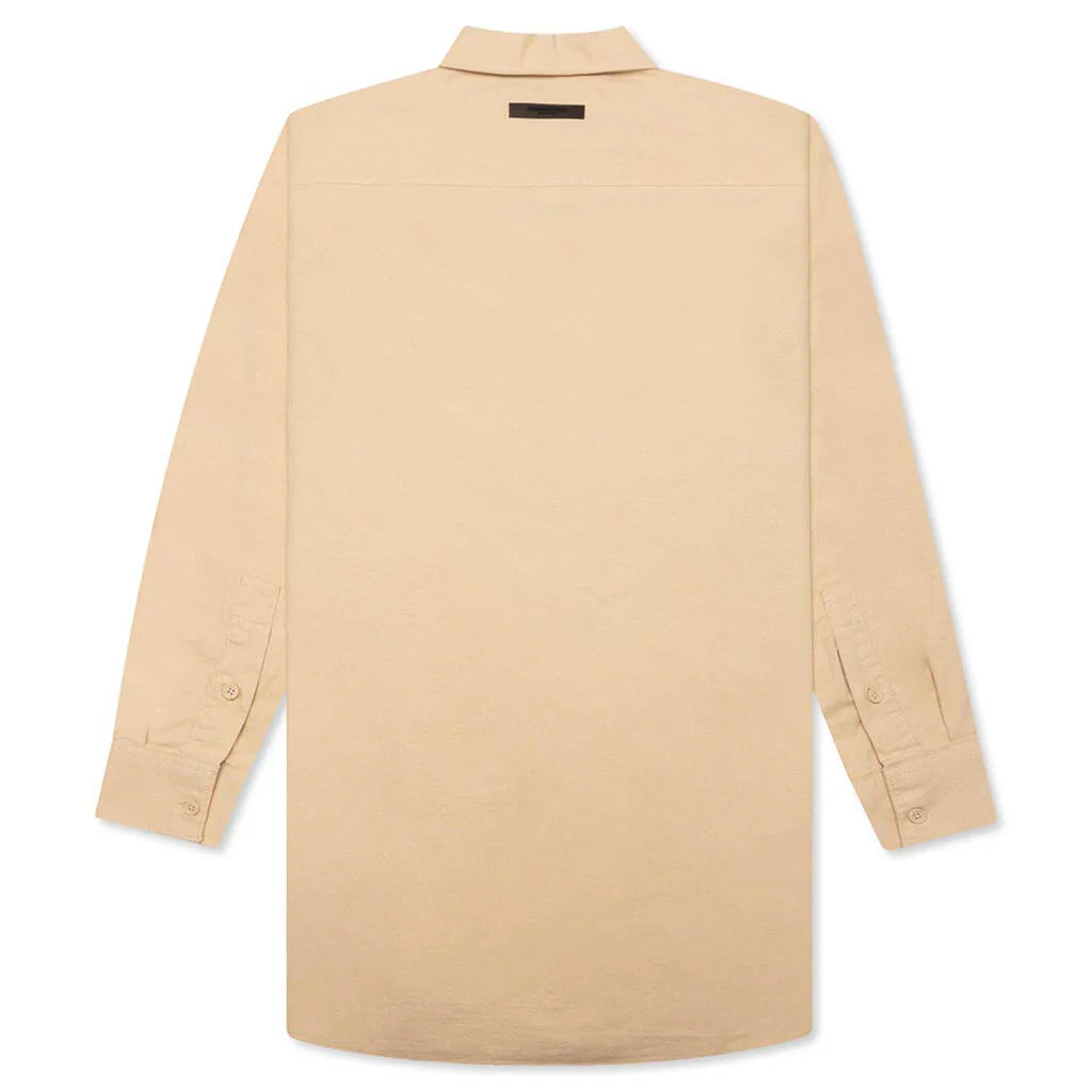 Women's L/S Oxford - Sand - Image 2