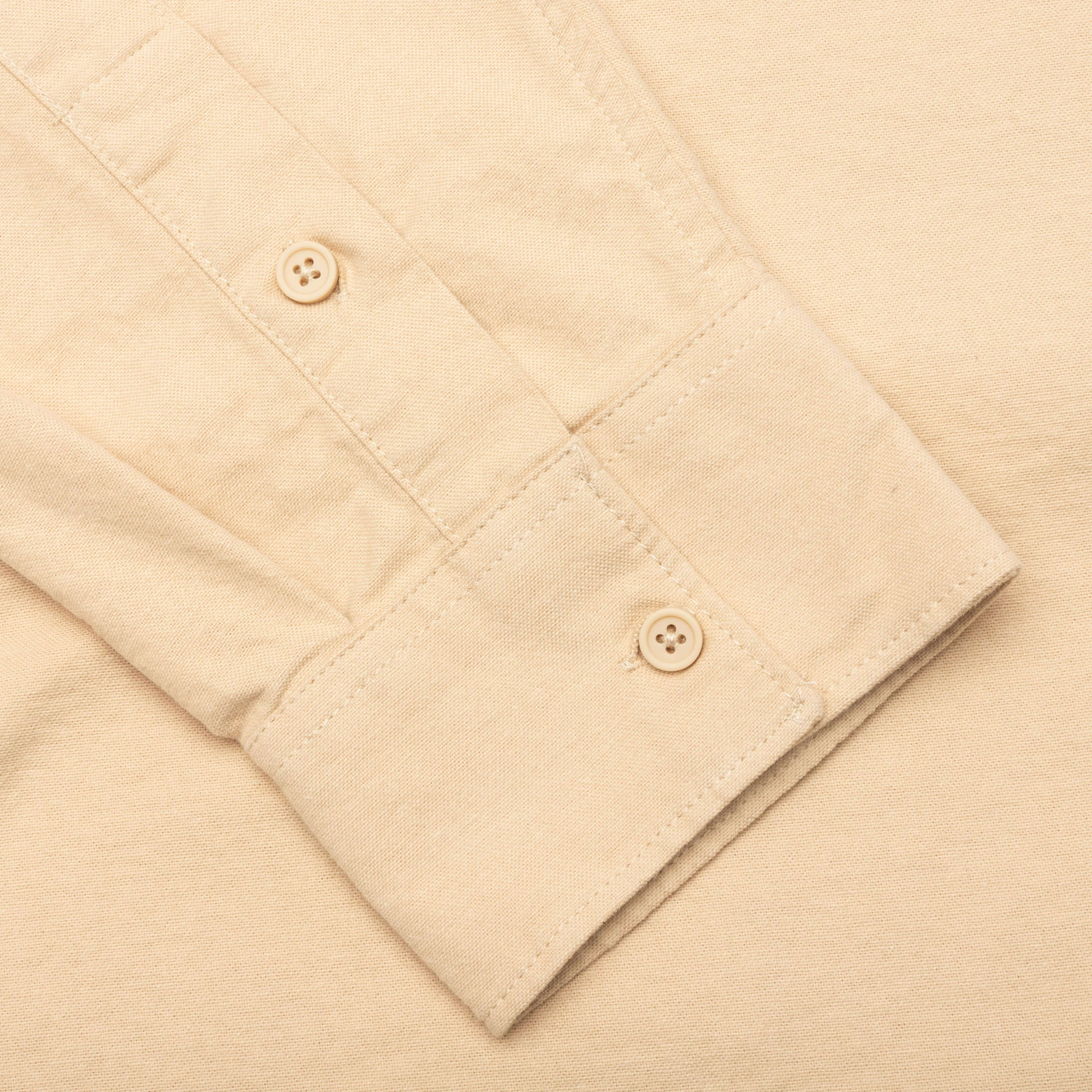 Women's L/S Oxford - Sand - Image 4