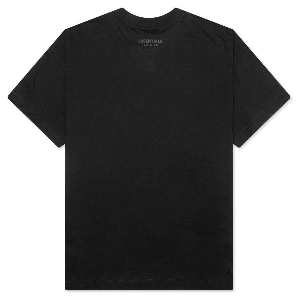 Essentials Tee - Black - Image 2