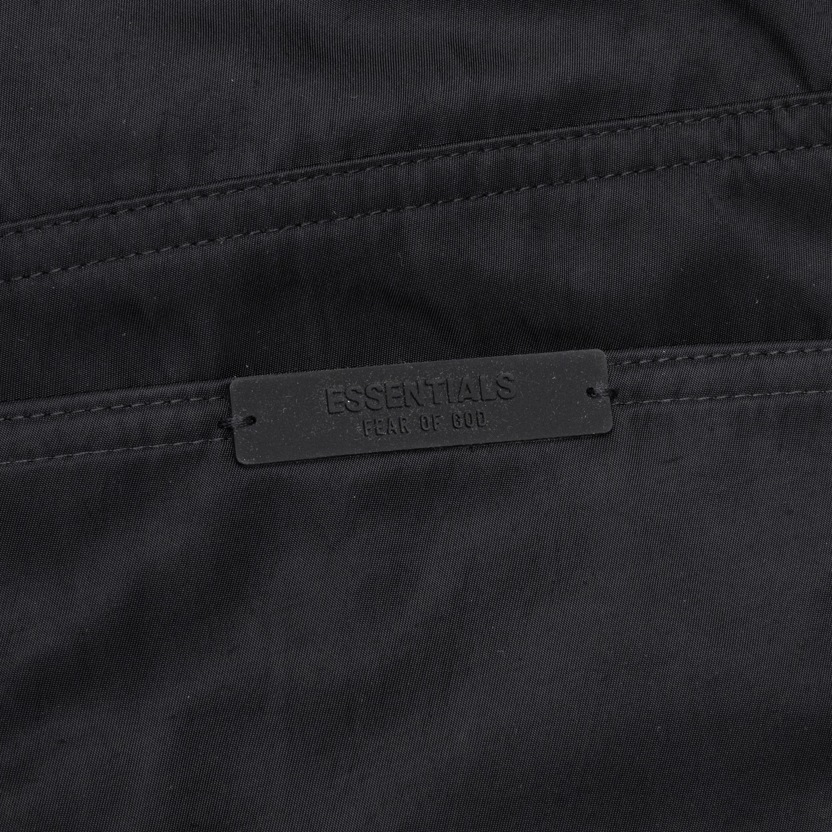 Textured Nylon 5-Pocket Pant - Black - Image 4