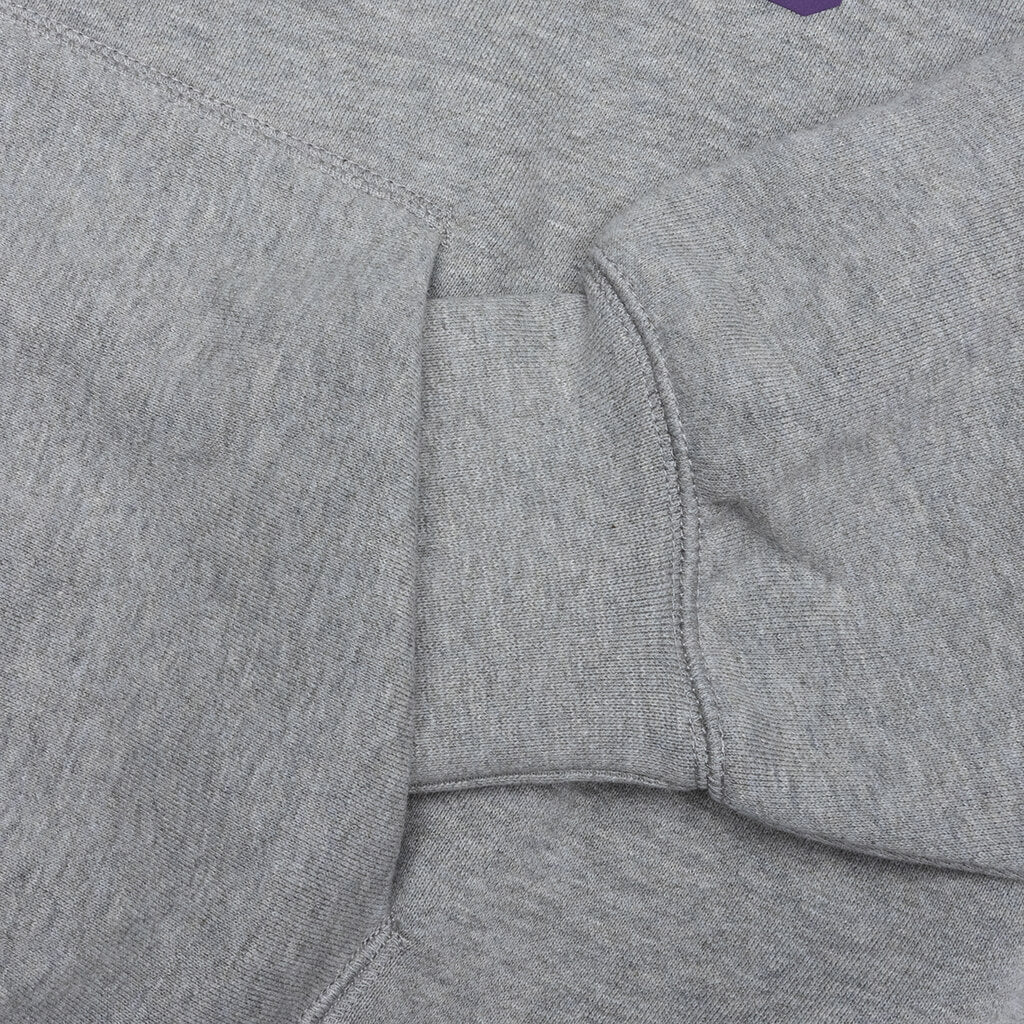 Fear of God Essentials x NBA Lakers Sport Crewneck - Concrete Heather - Image 4