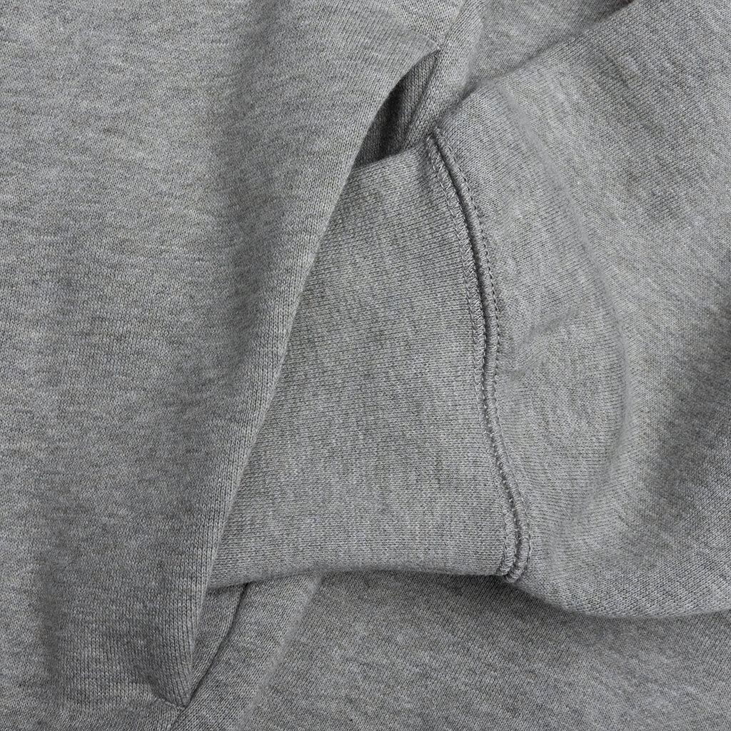 Fear of God Essentials x NBA Lakers Sport Hoodie - Concrete Heather/Canyon - Image 4