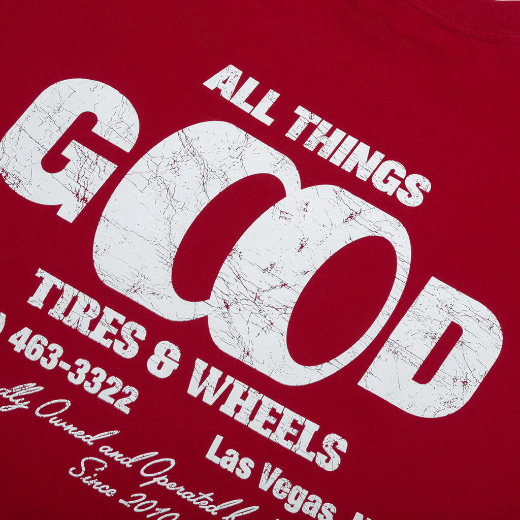 ATG Tires Tee - Red - Image 3