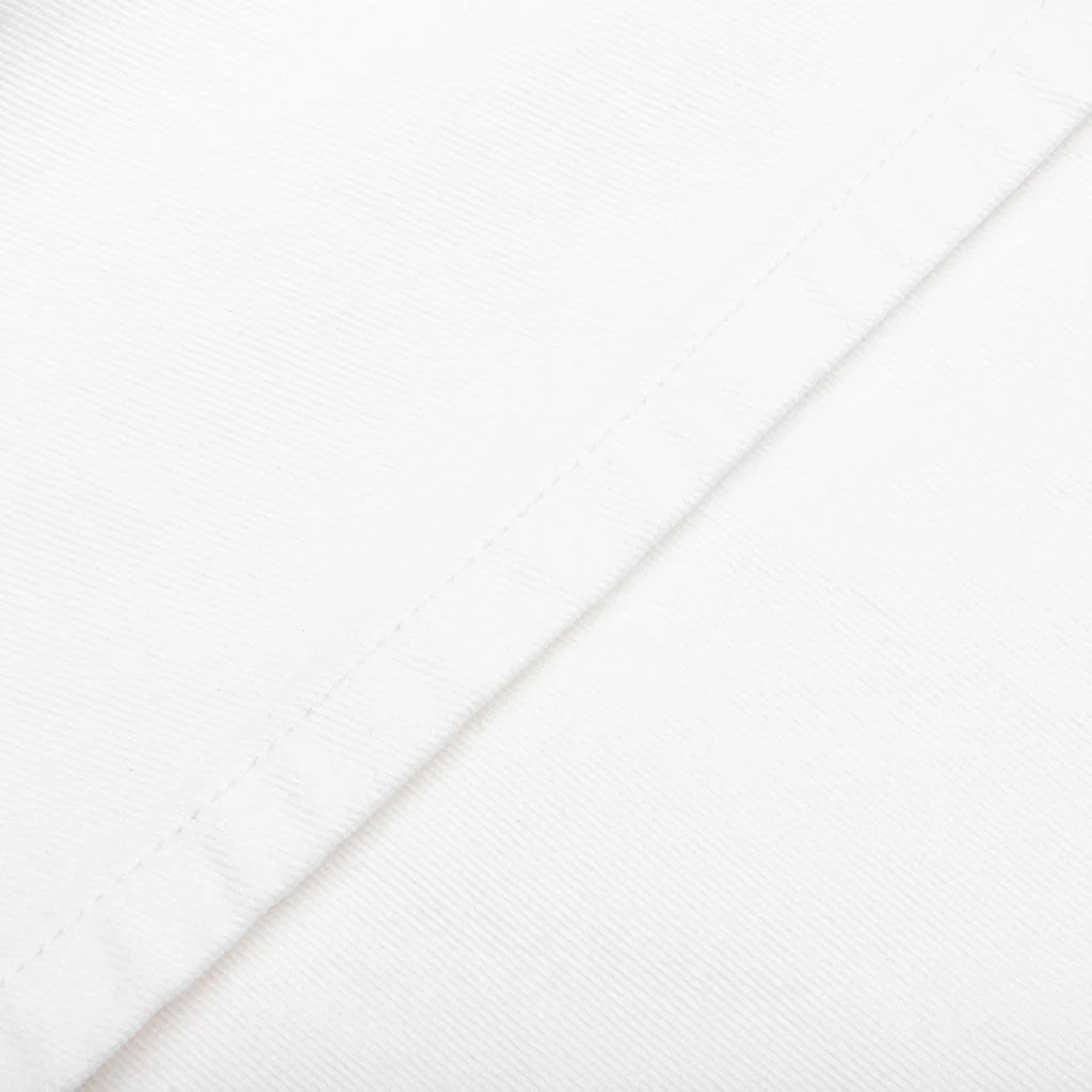 Berry Wide Denim Short - Washed White - Image 5