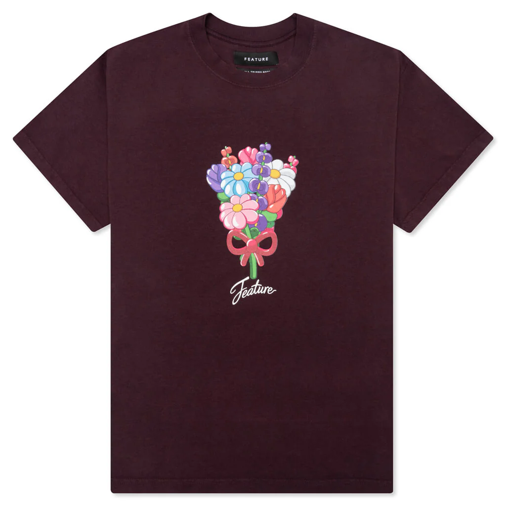 Bouquet Tee - Huckleberry