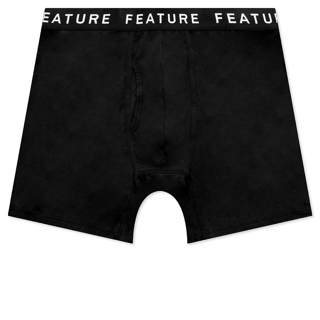 Johnson Boxer Brief Single Pack - Black