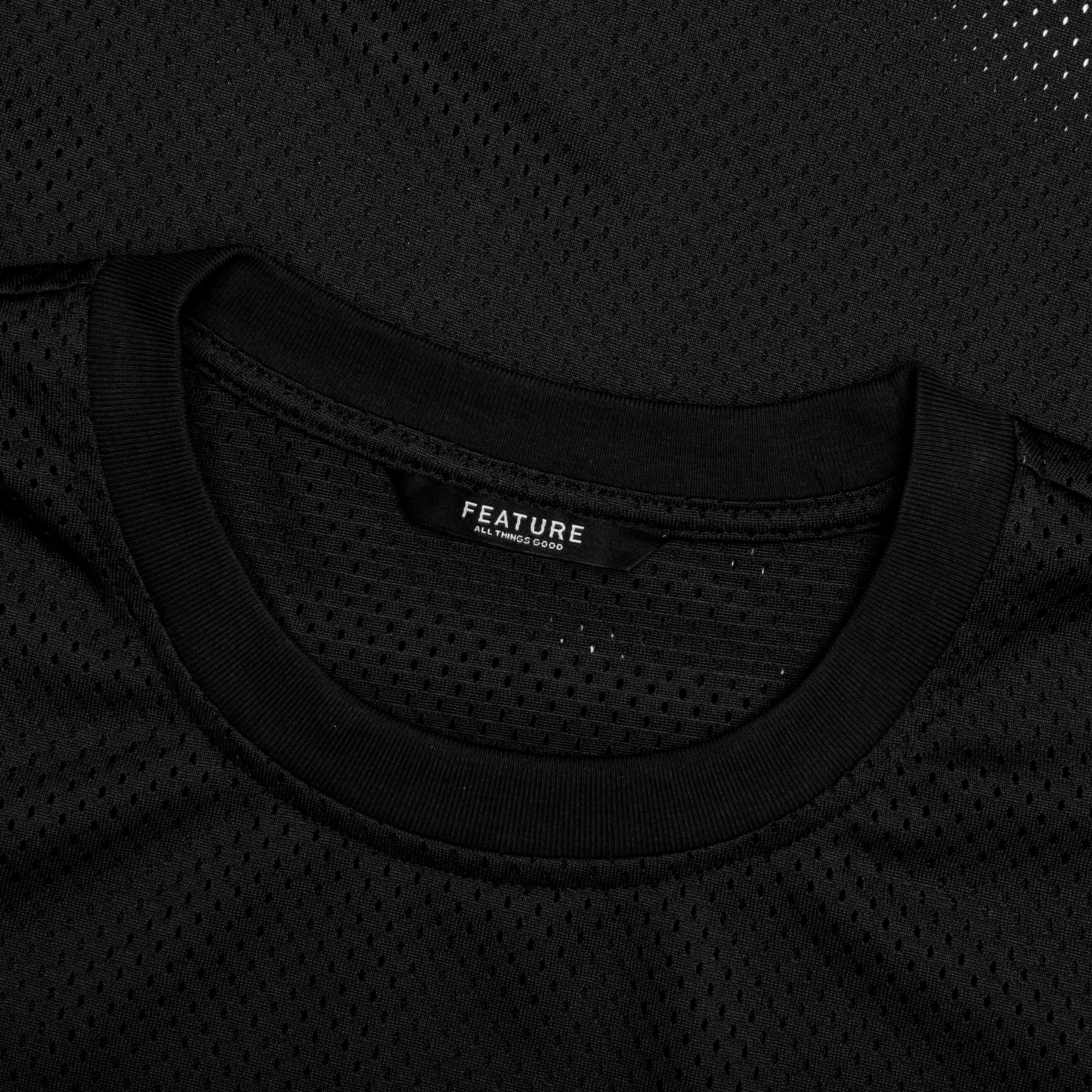 Boyer Mesh Tee - Black - Image 3