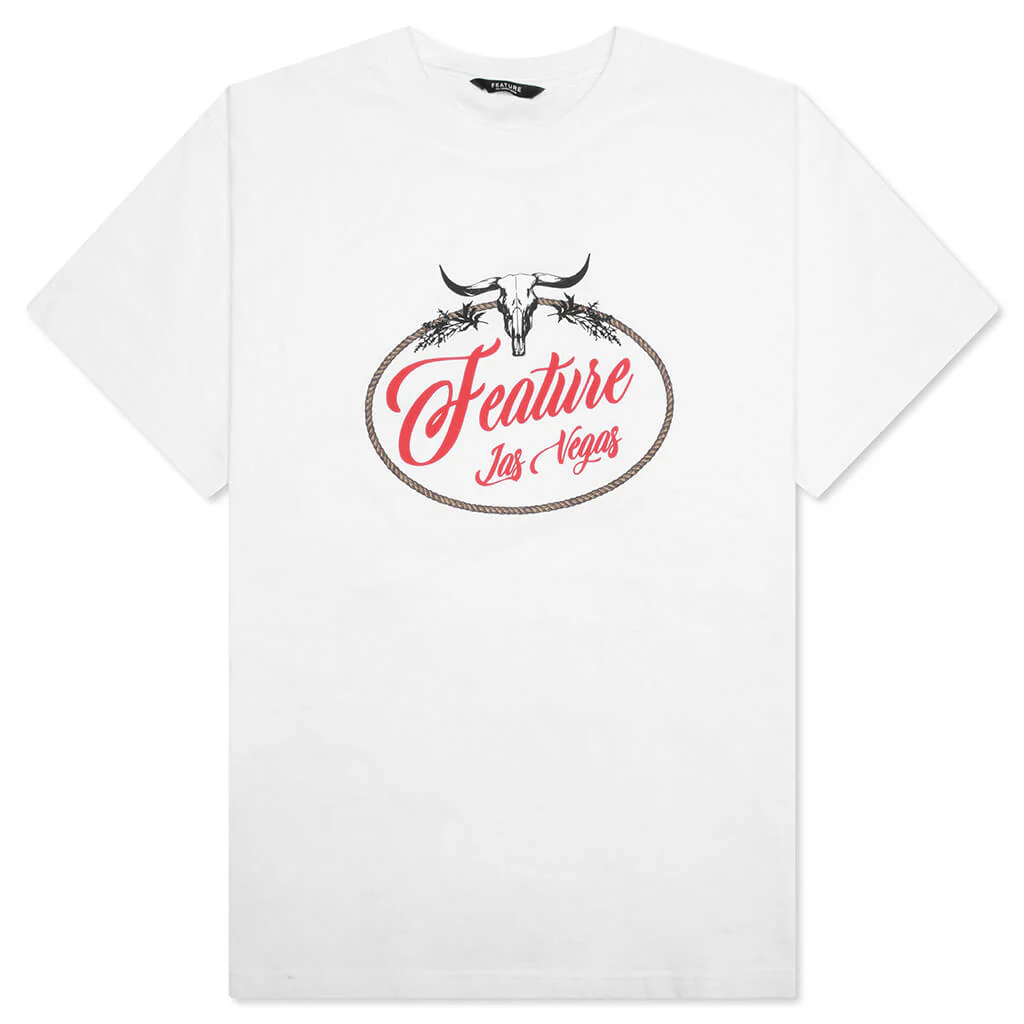 Bull Head Tee - White