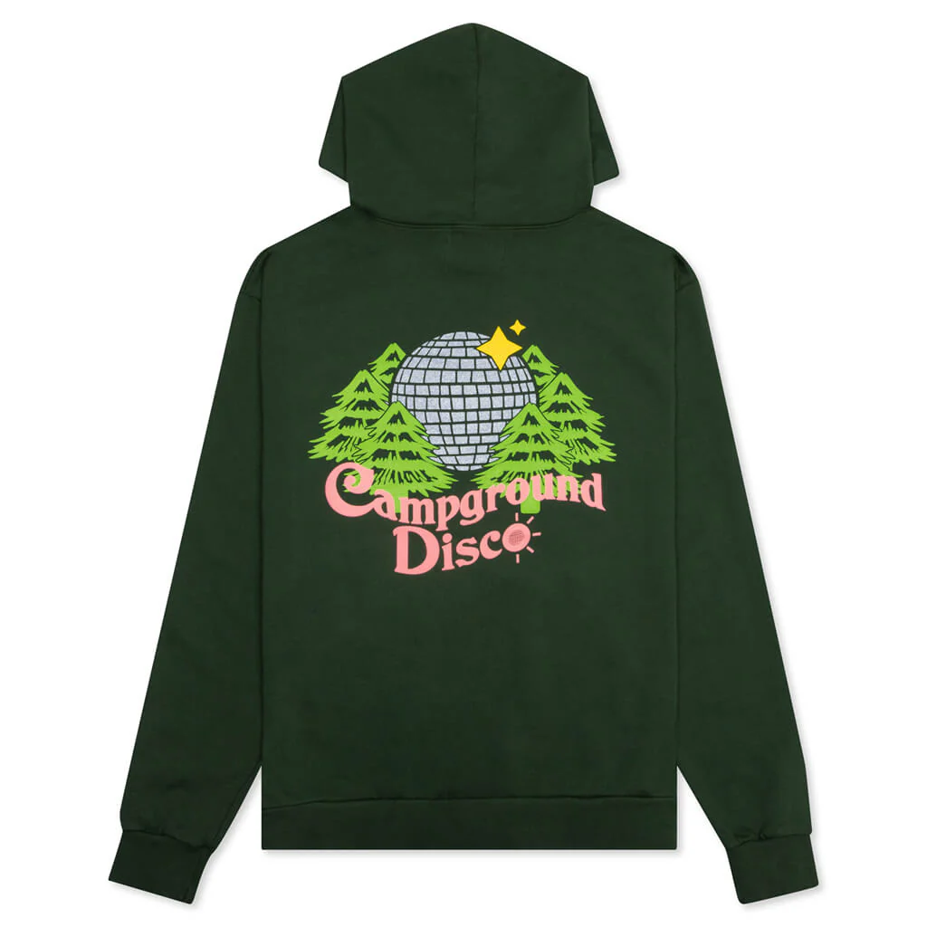 Campground Hoodie - Dark Green - Image 2