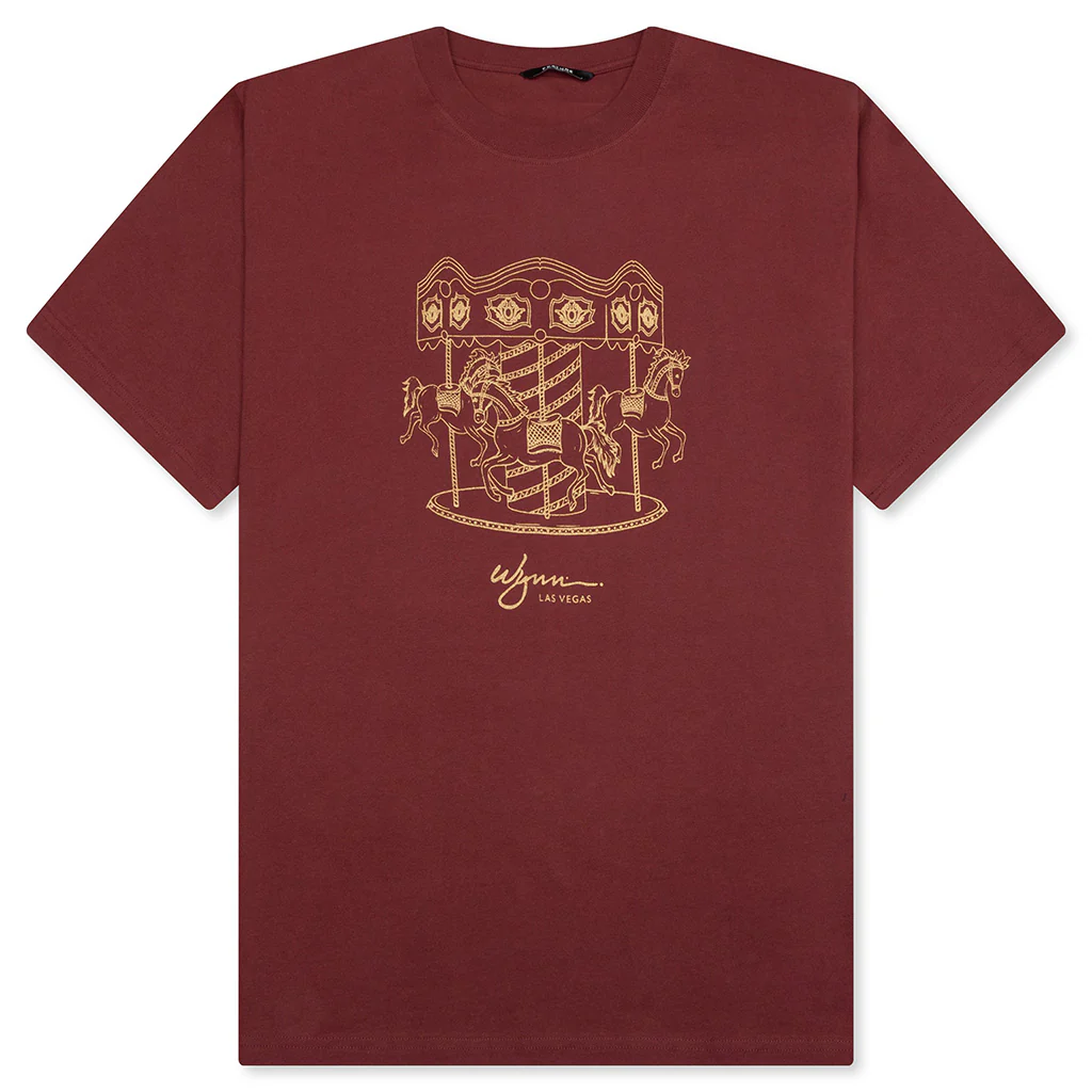 Feature x Wynn Carousel Tee - Oxblood