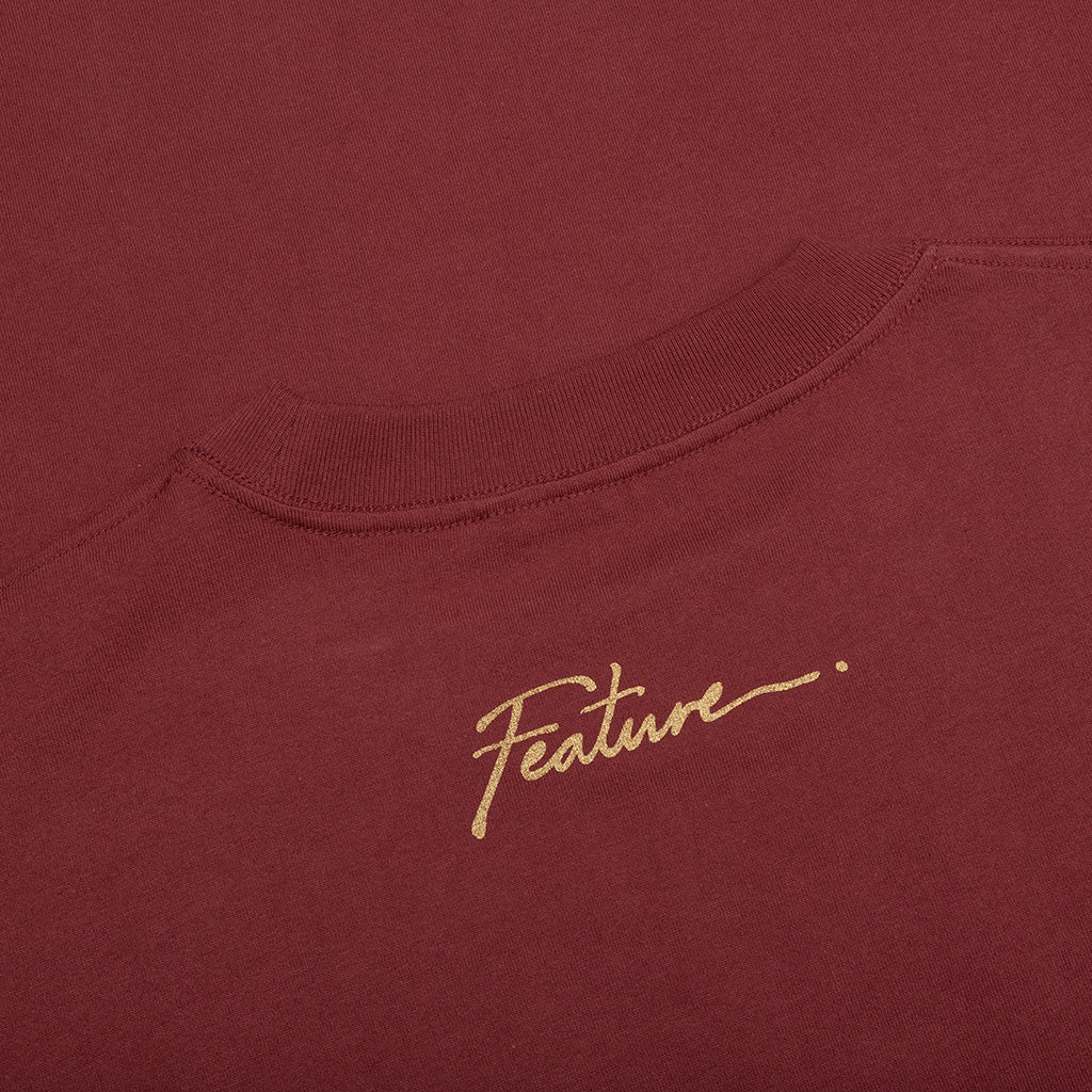 Feature x Wynn Carousel Tee - Oxblood - Image 5