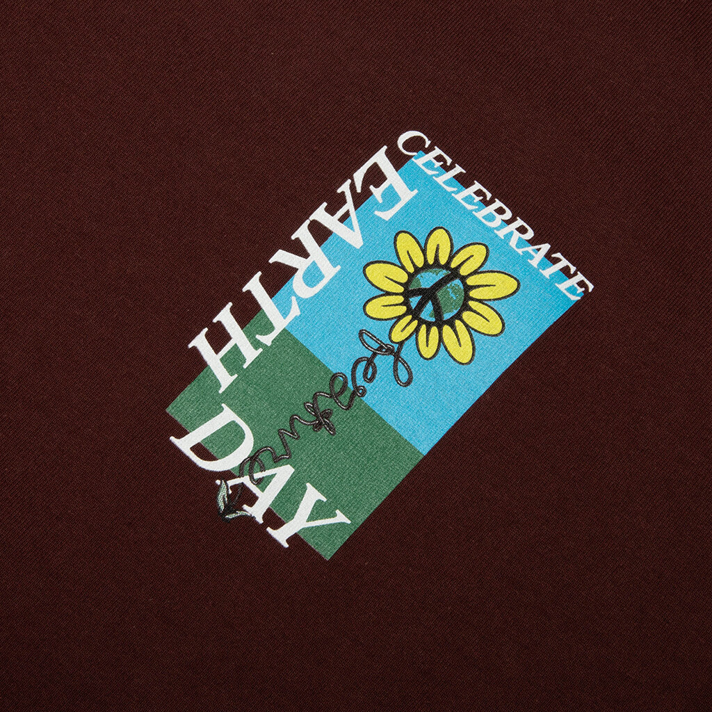 Celebrate Earth Tee - Bitter Chocolate - Image 3