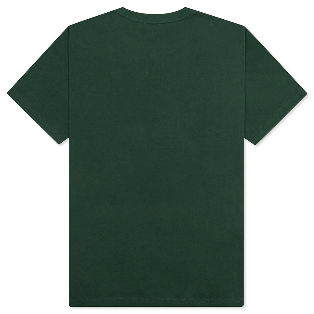 Collegiate Arch Tee - Dark Green - Image 2