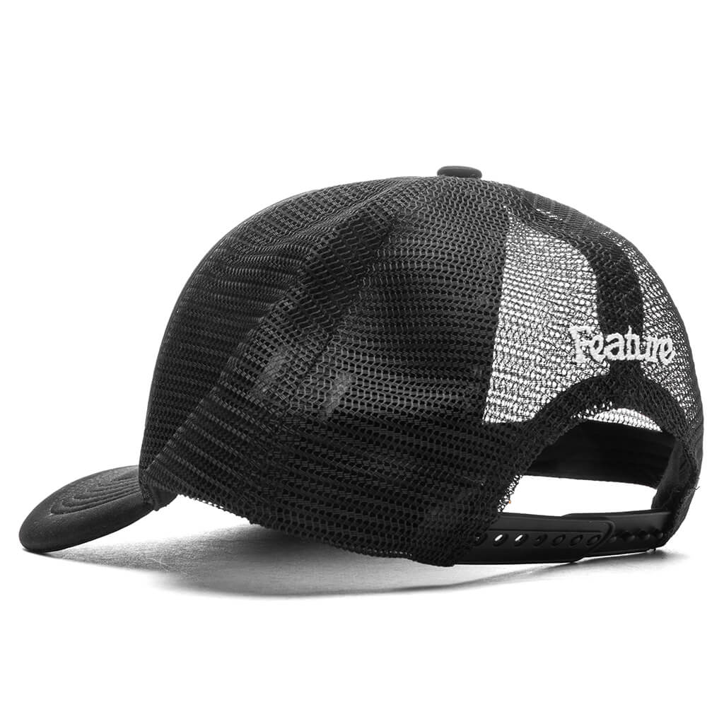 Dice Circuit Trucker - Black/Black - Image 4