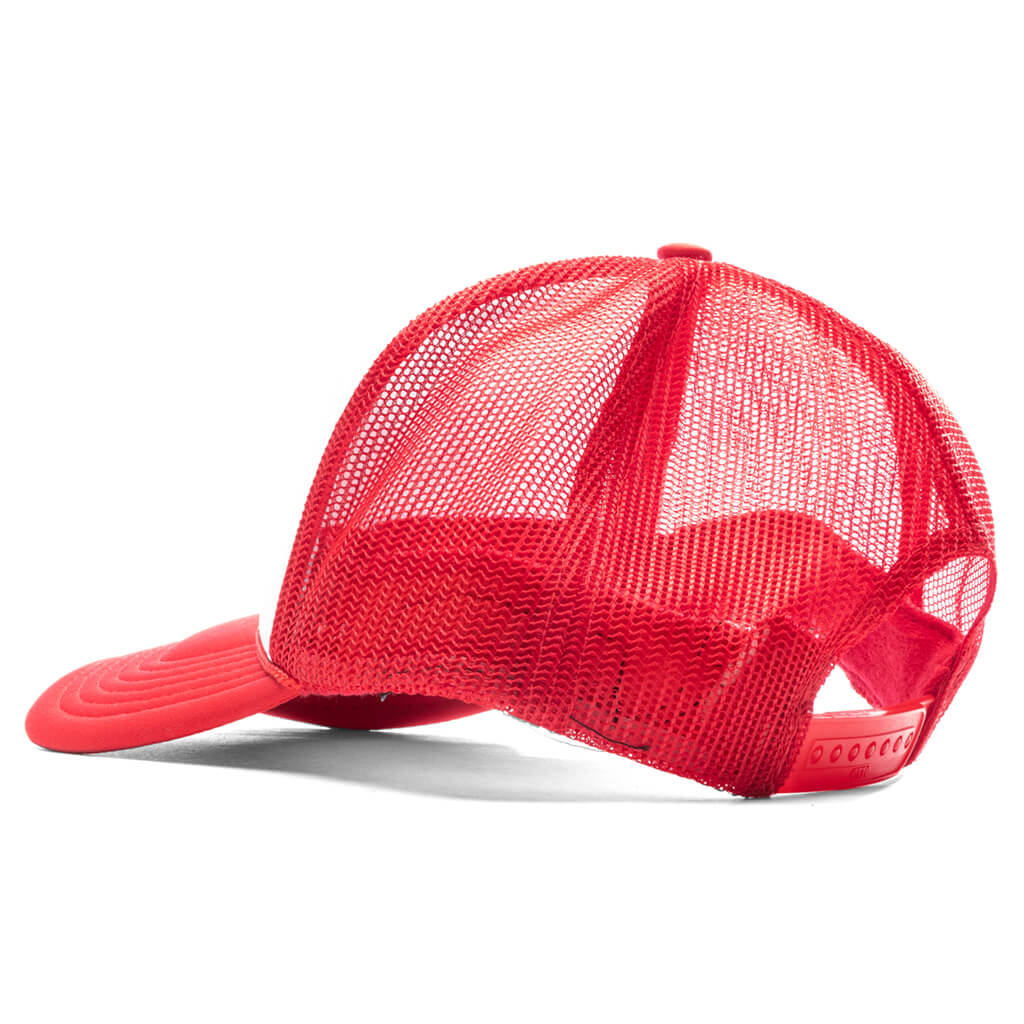 Draft Trucker Hat - Red/White - Image 4