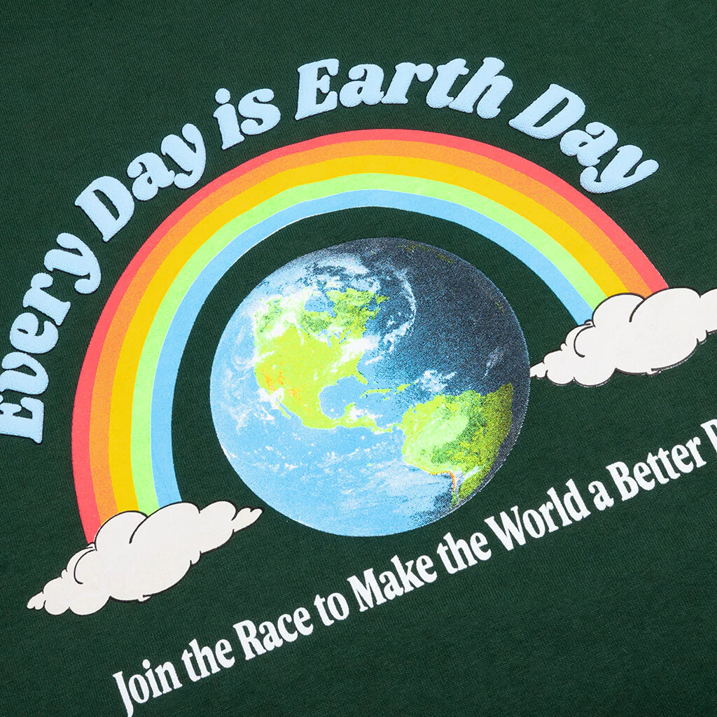 Every Day Tee - Dark Green - Image 3