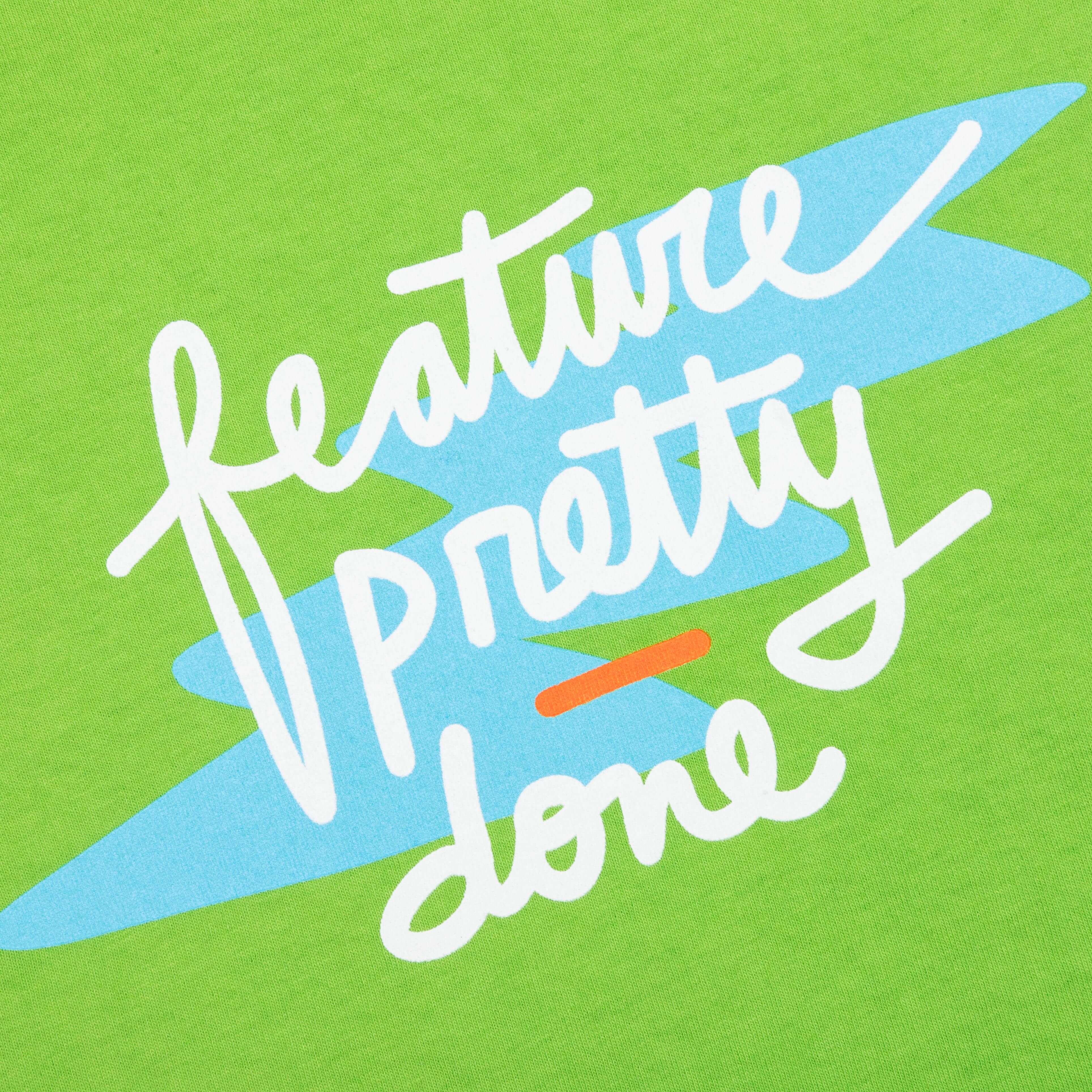 Feature x Pretty Done Splash Tee - Greenery - Image 4
