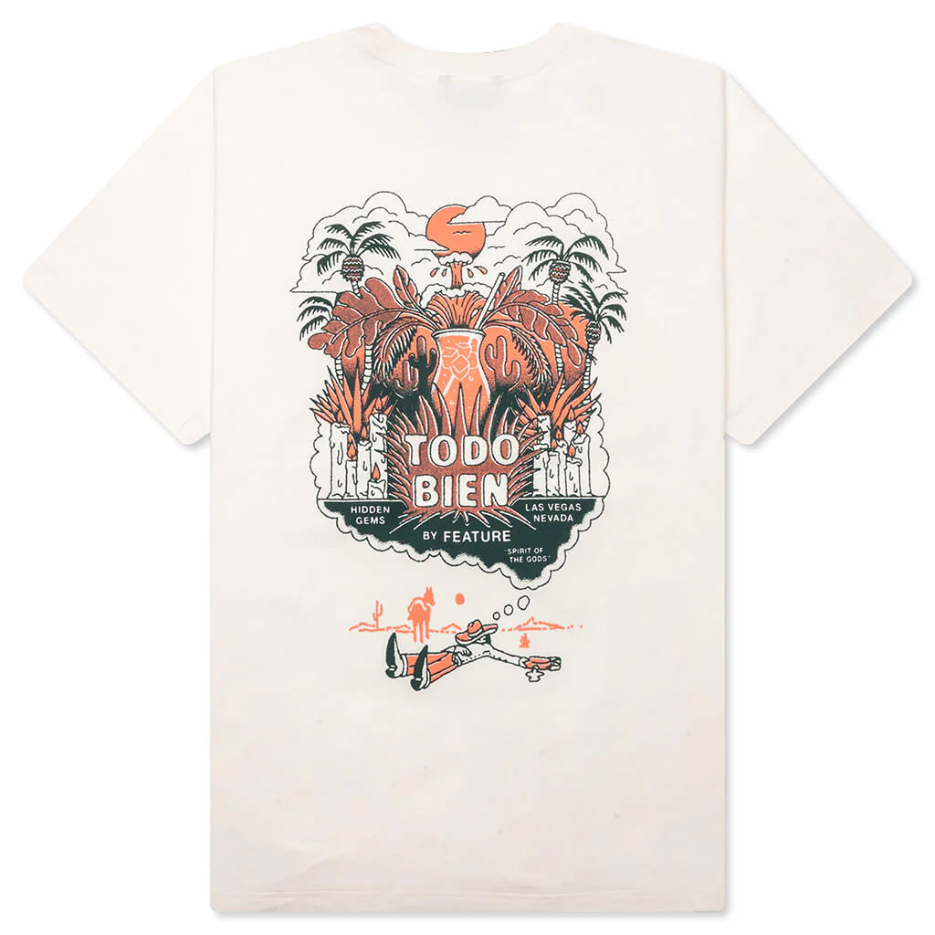 Feature x Todo Bien Agave Desert Tee - Cannoli Cream - Image 2