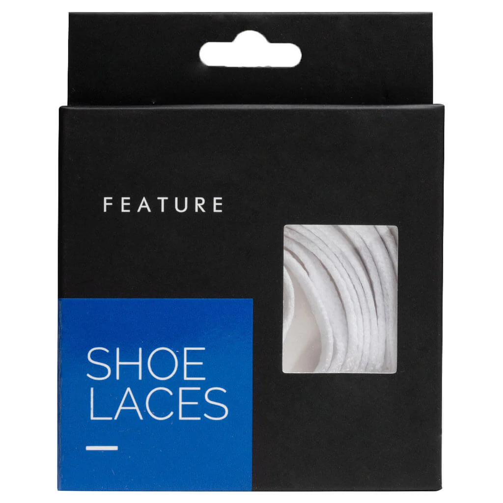 Flat Shoe Laces - White - Image 2