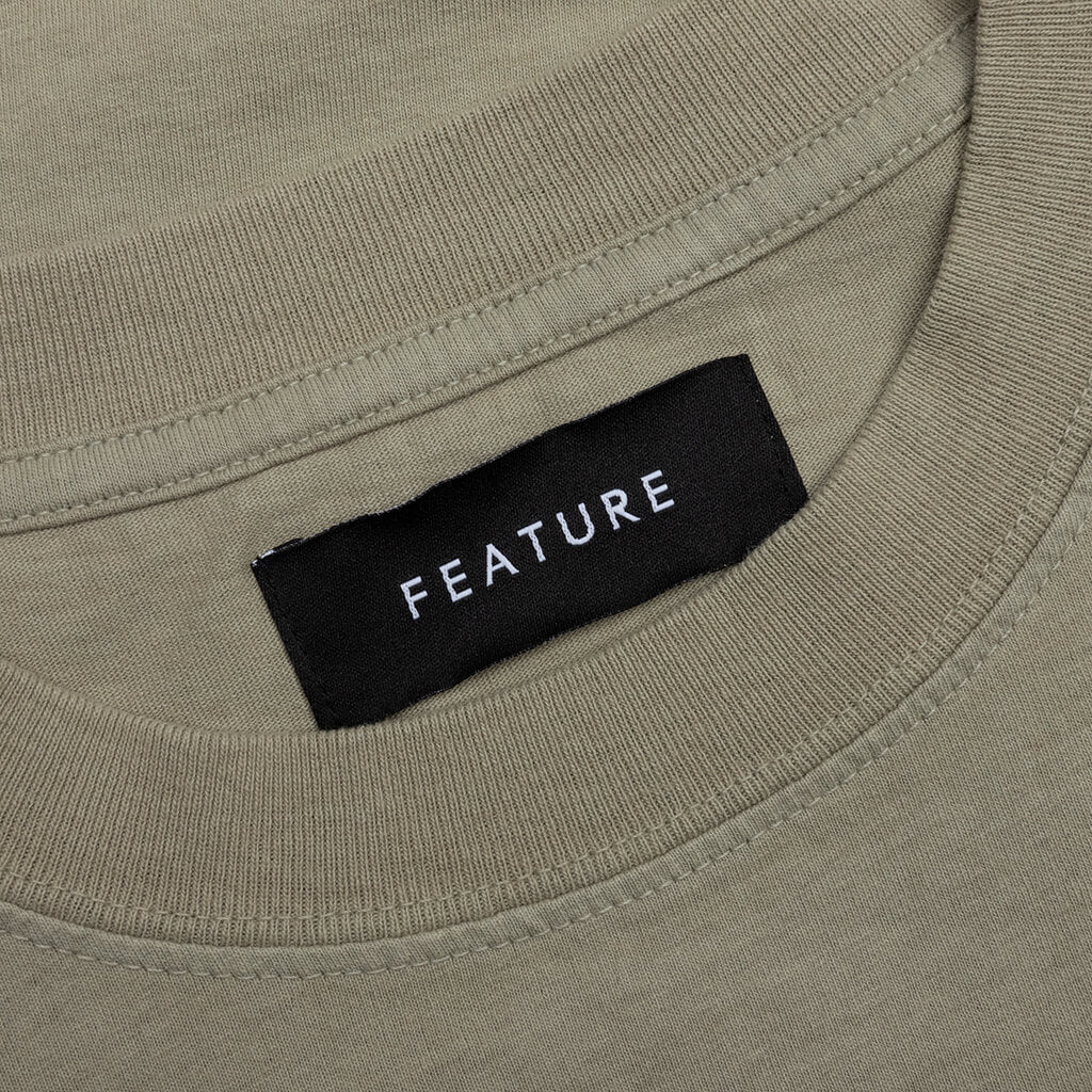 Grateful T-Shirt - Oil Green - Image 3