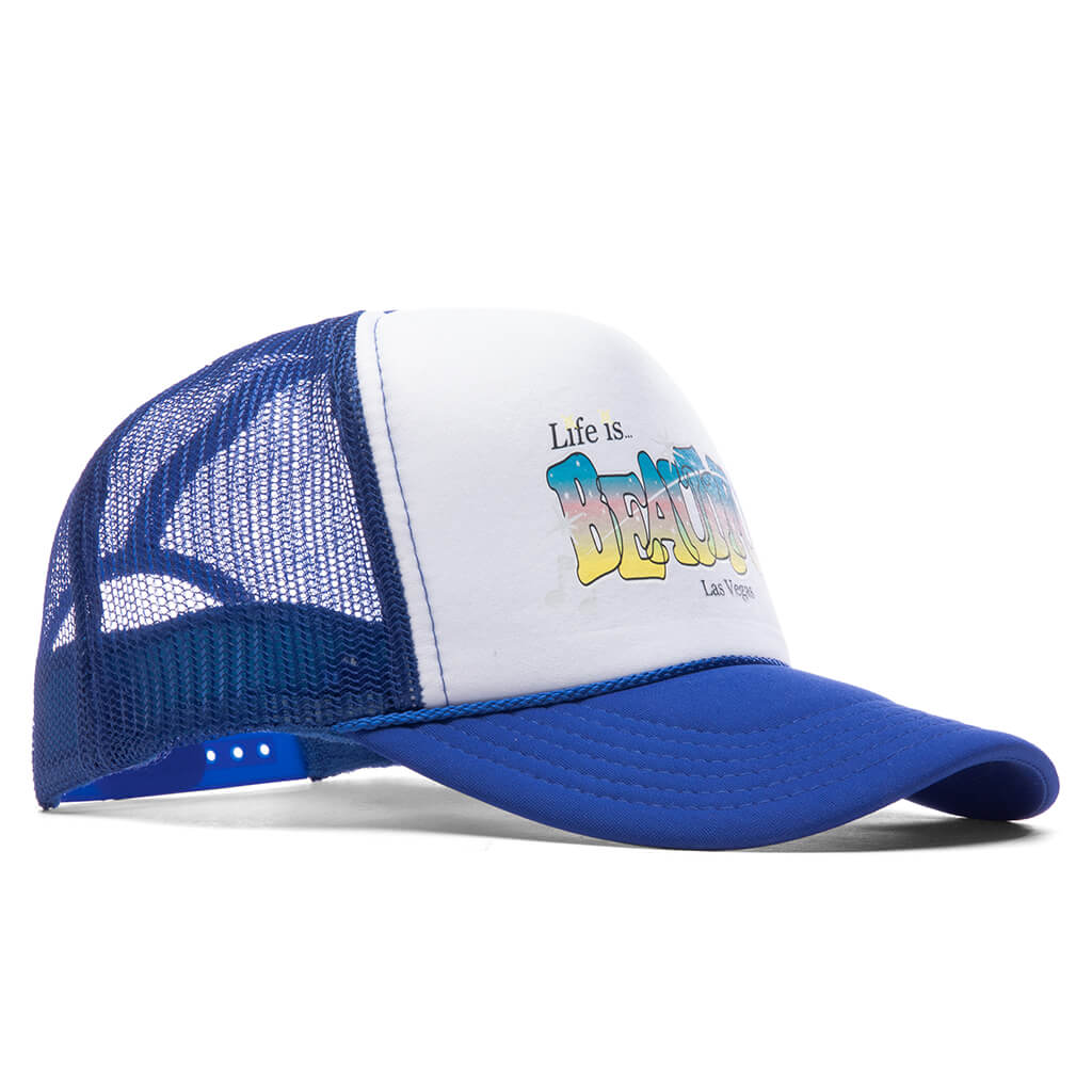 Grateful Trucker - Blue/White - Image 3