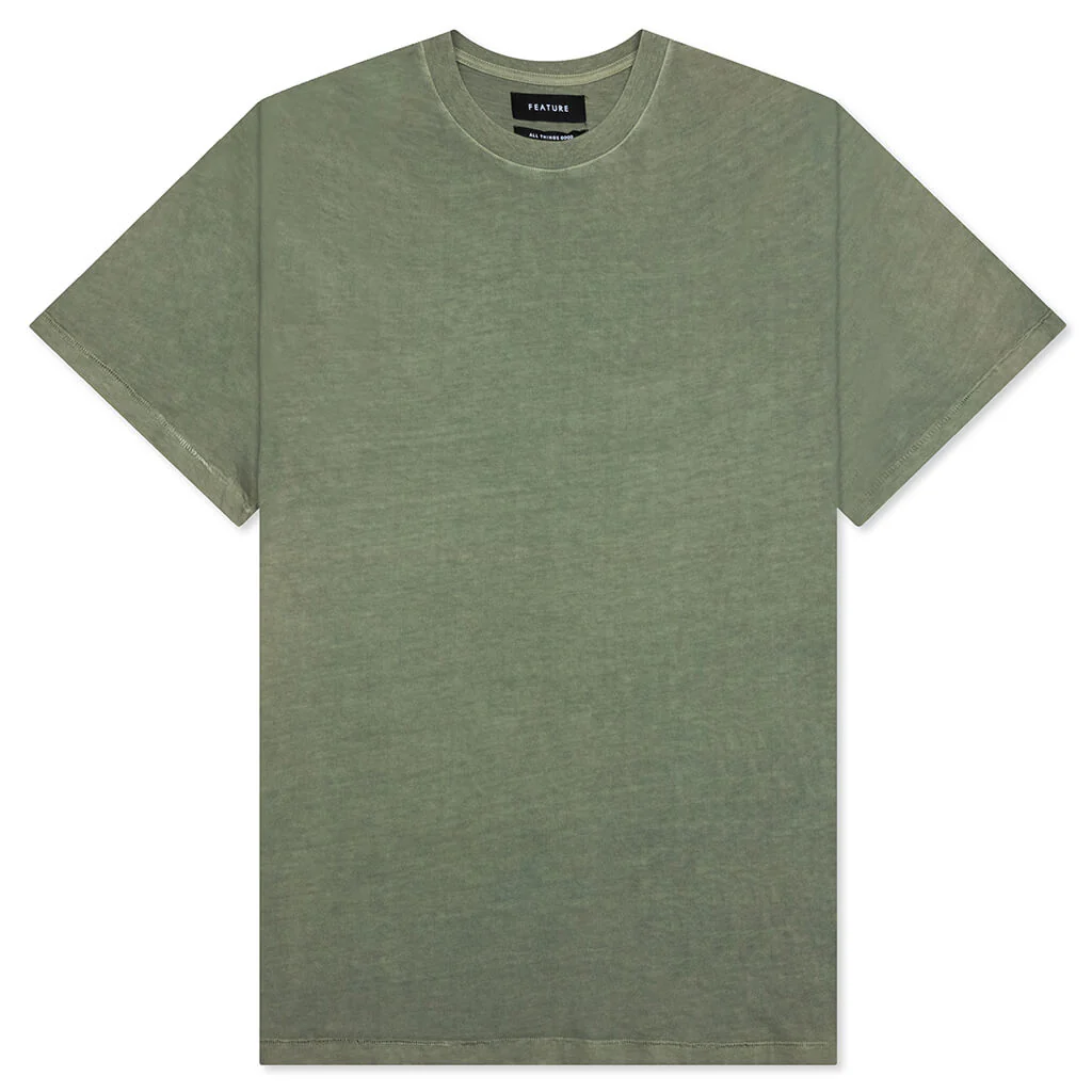 Haring Tee - Pigment Deep Lichen