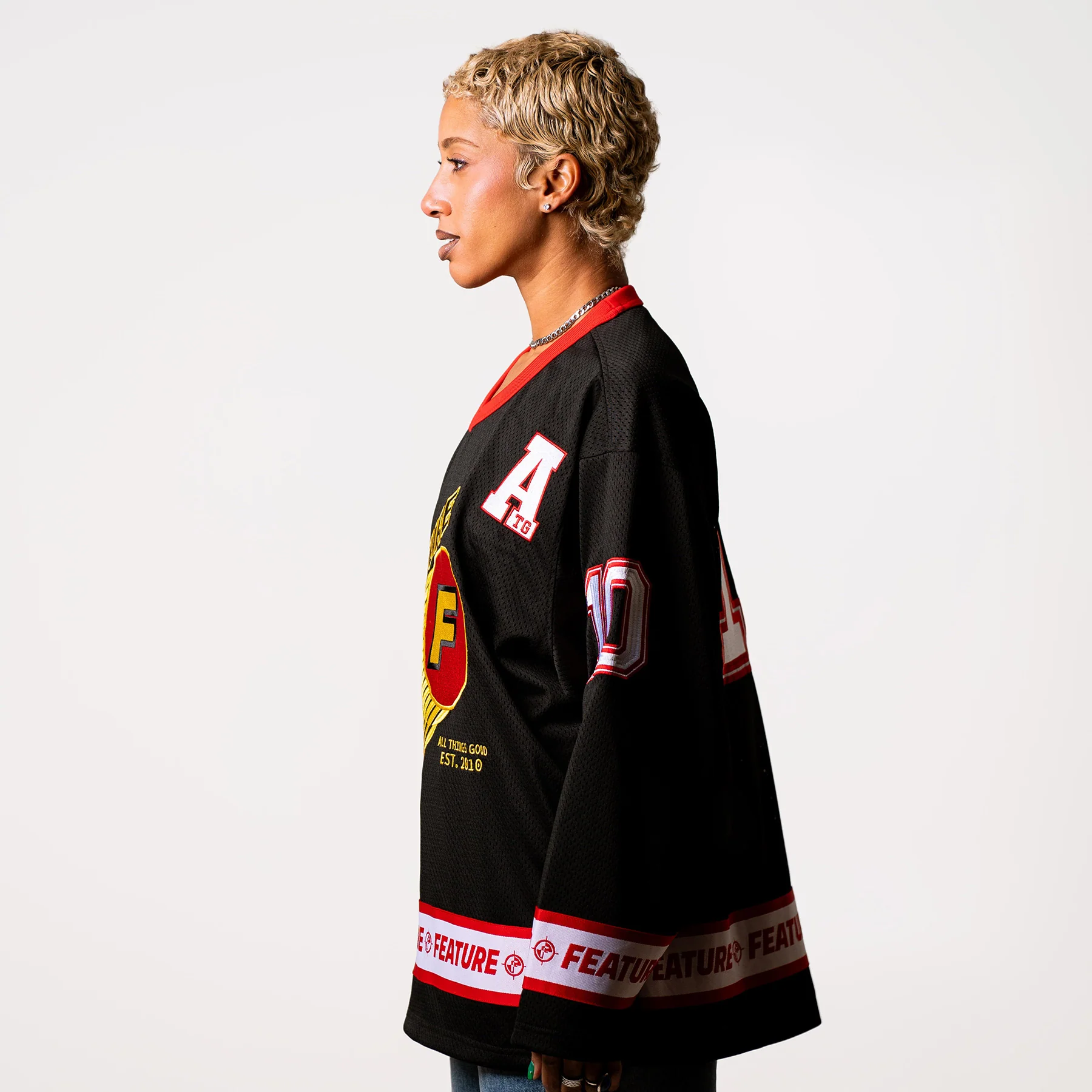 Howe Sweater Jersey - Black - Image 8