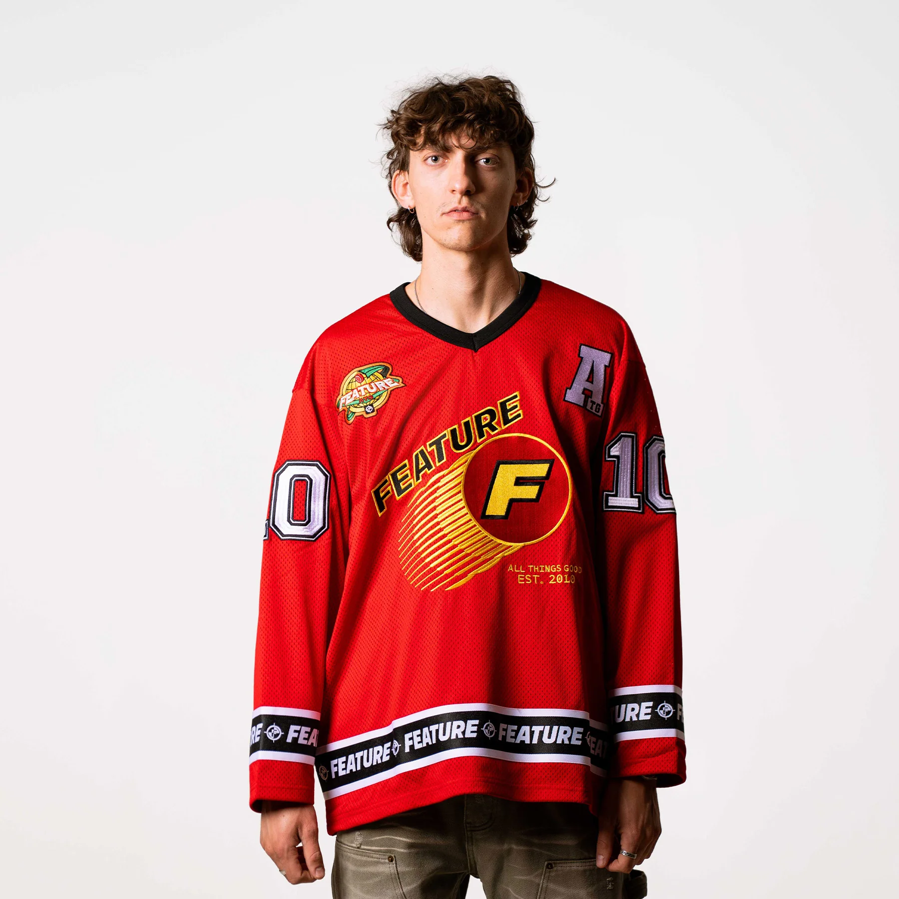 Howe Sweater Jersey - Red - Image 7