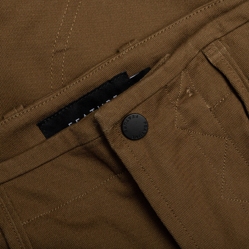 Hockney Cargo Shorts - Medium Brown - Image 3