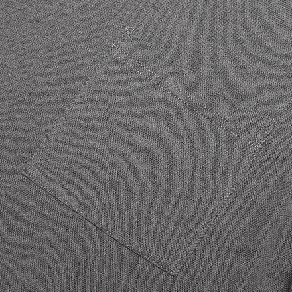 Jersey Braque Pocket Tee - Charcoal - Image 4