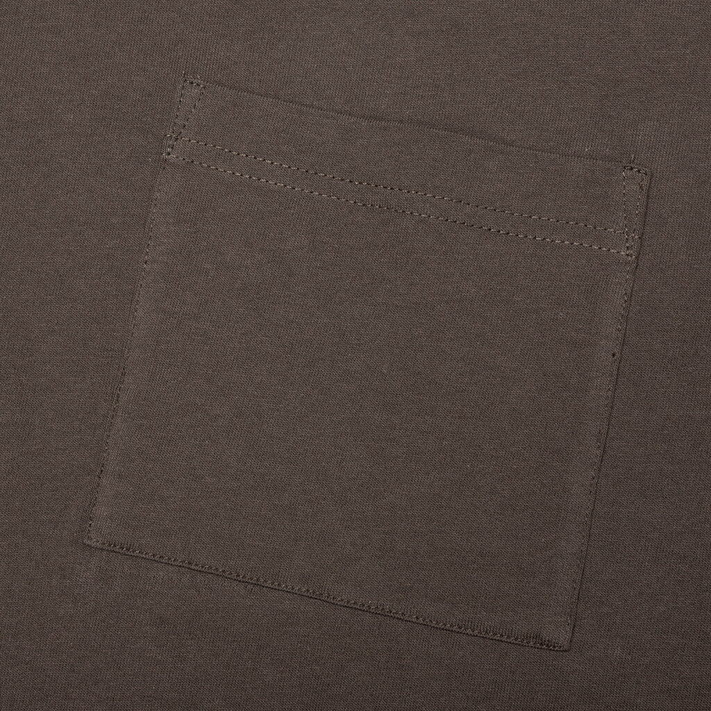 Jersey Braque Pocket Tee - Chocolate - Image 4