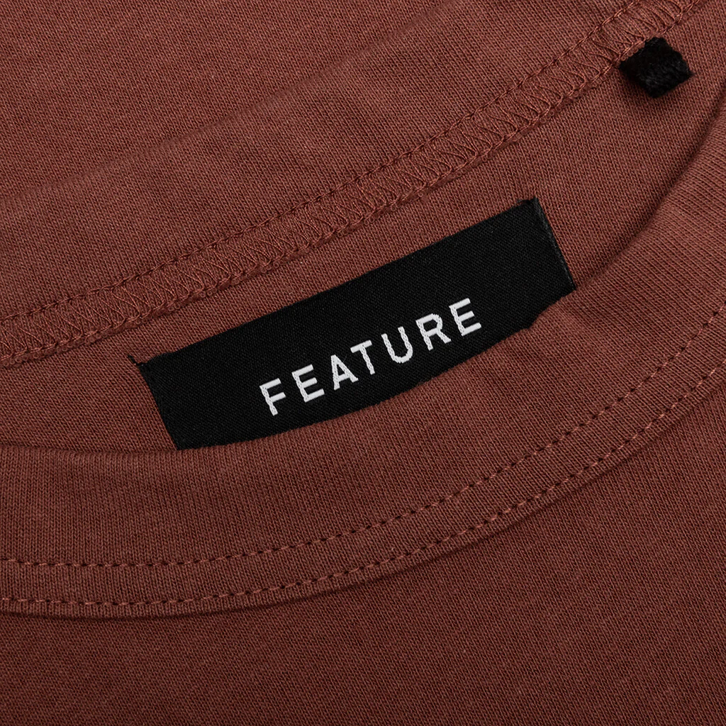 Jersey Braque Pocket Tee - Clay - Image 3