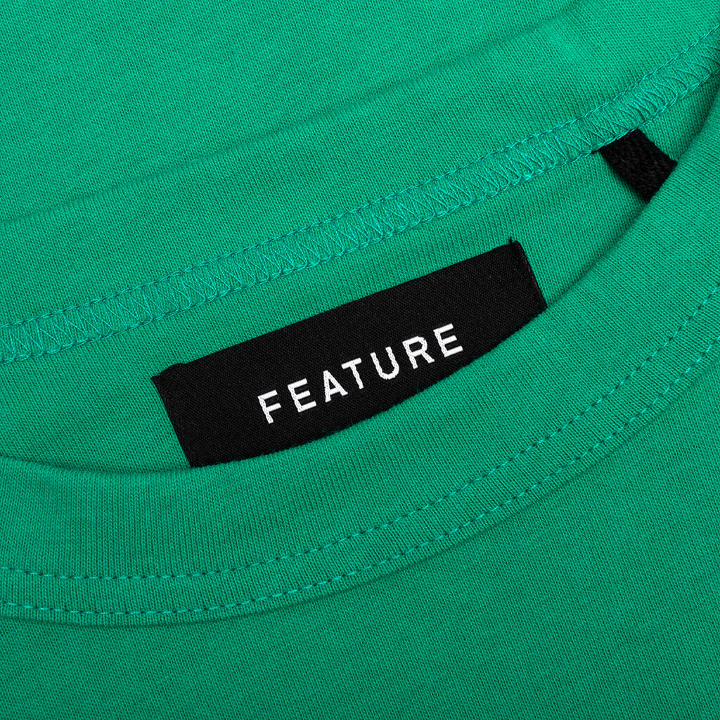 Jersey Braque Pocket Tee - Kelly Green - Image 3