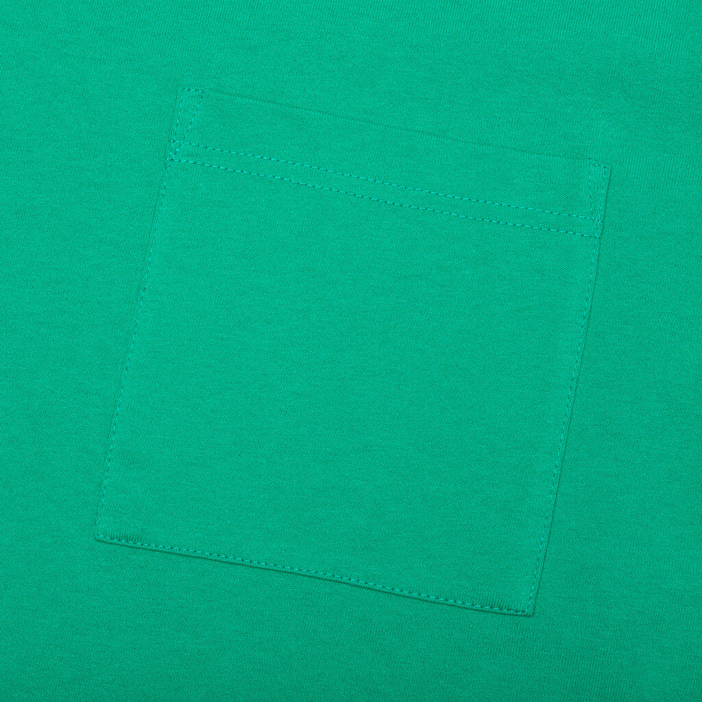 Jersey Braque Pocket Tee - Kelly Green - Image 4