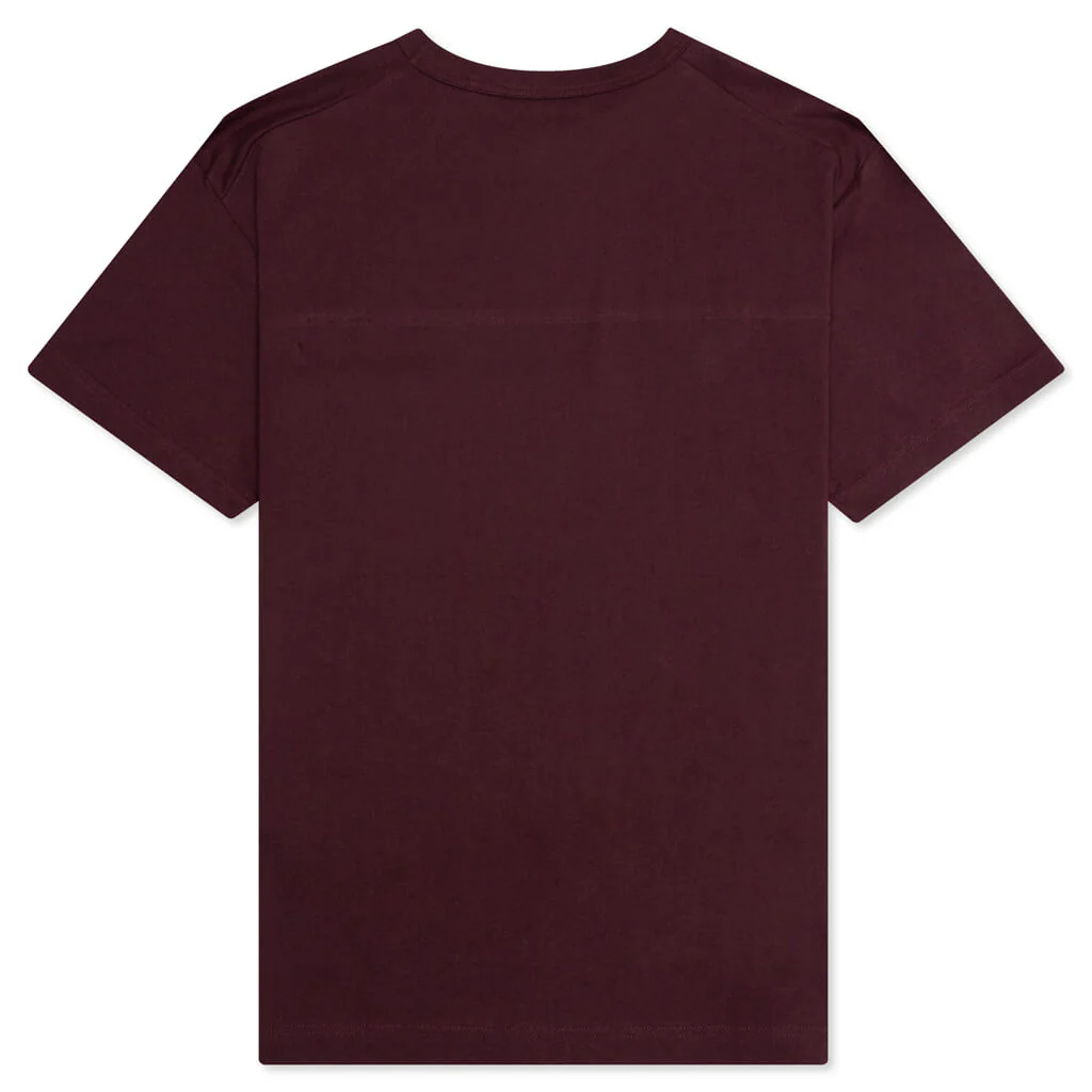 Jersey Braque Pocket Tee - Maroon - Image 2
