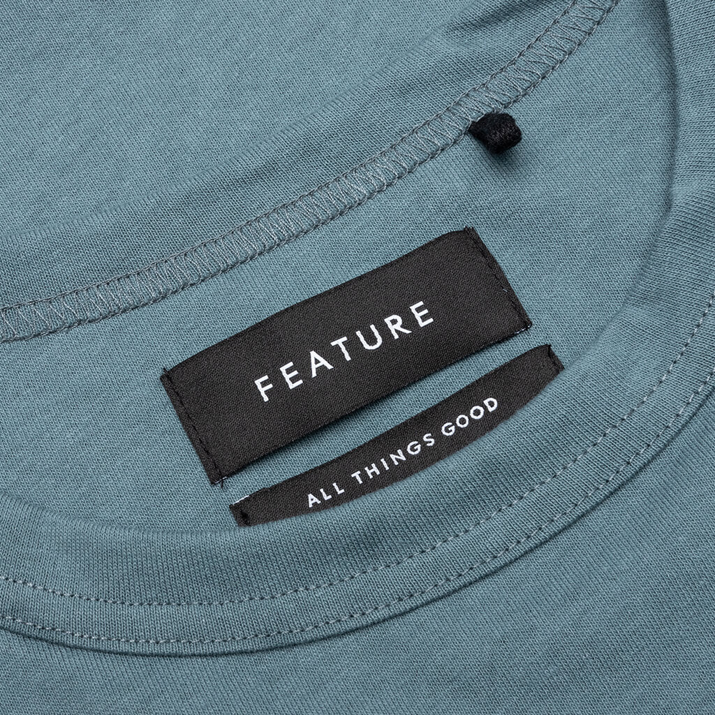 Jersey Braque Pocket Tee - Pewter - Image 3